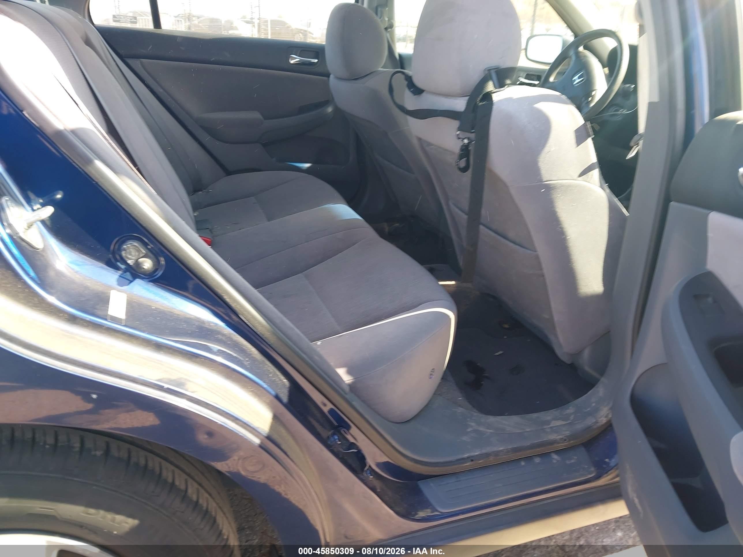2005 Honda Accord 2.4 Lx Blue vin: JHMCM56485C000289