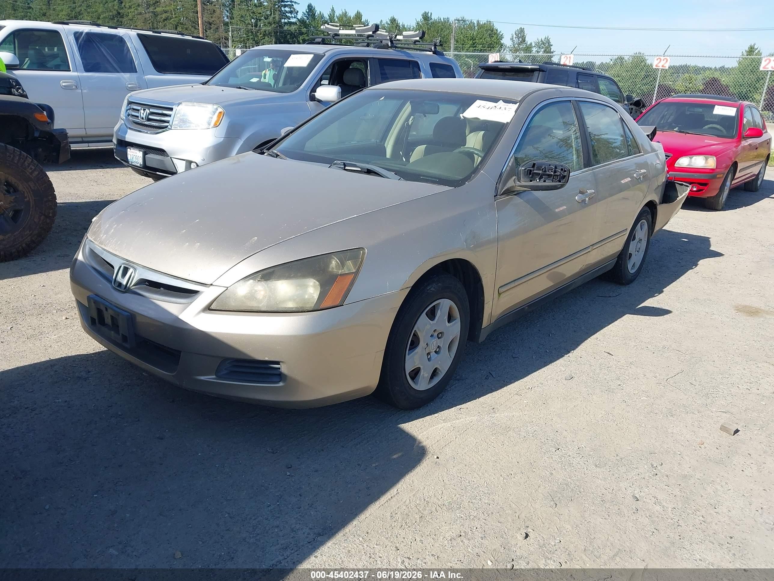 2006 Honda Accord 2.4 Lx Pewter vin: JHMCM56486C006496