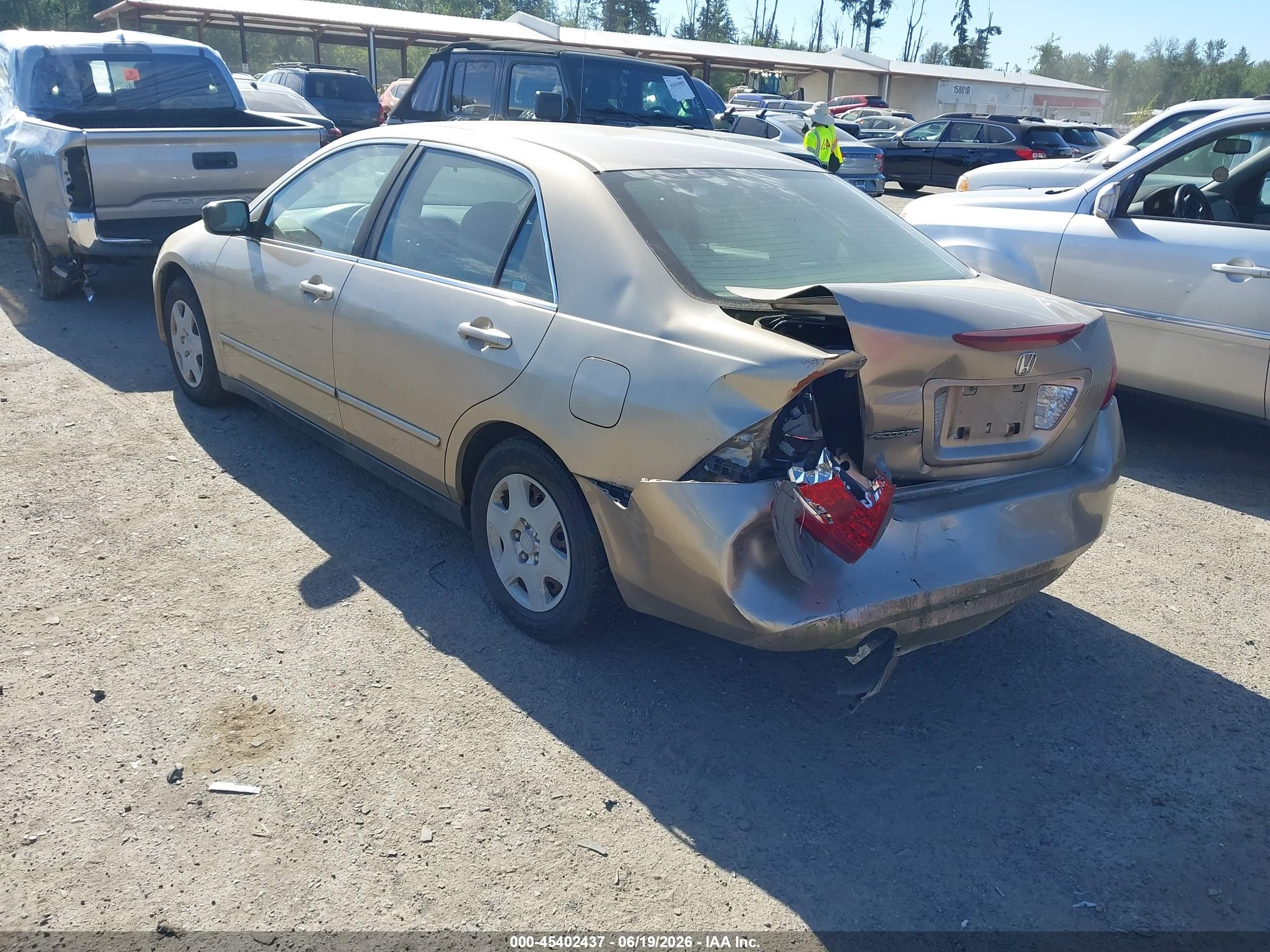 2006 Honda Accord 2.4 Lx Pewter vin: JHMCM56486C006496