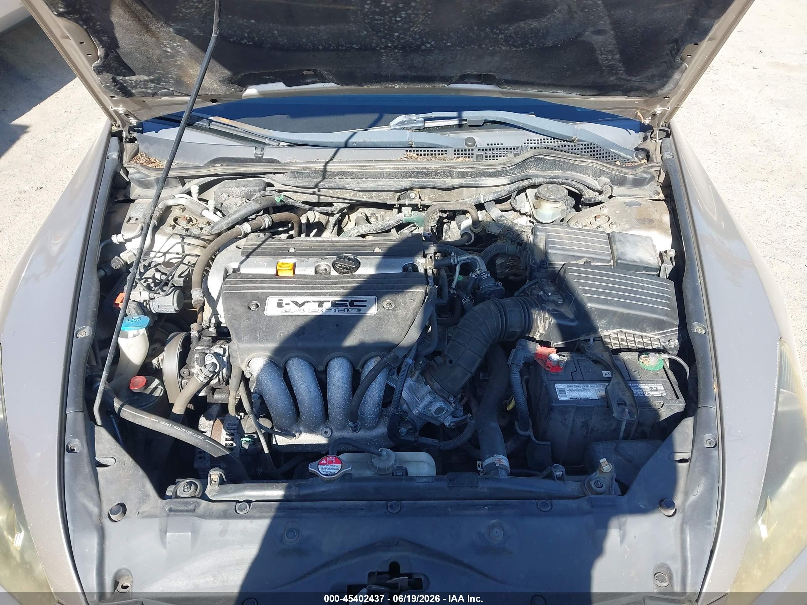 2006 Honda Accord 2.4 Lx Pewter vin: JHMCM56486C006496