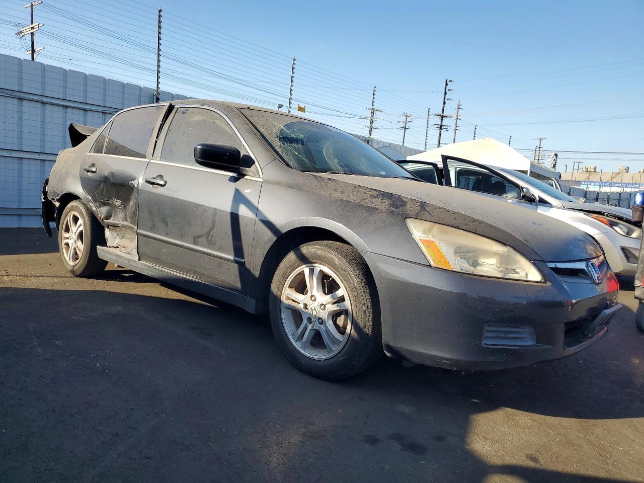 2006 Honda Accord Lx Charcoal vin: JHMCM56496C006524