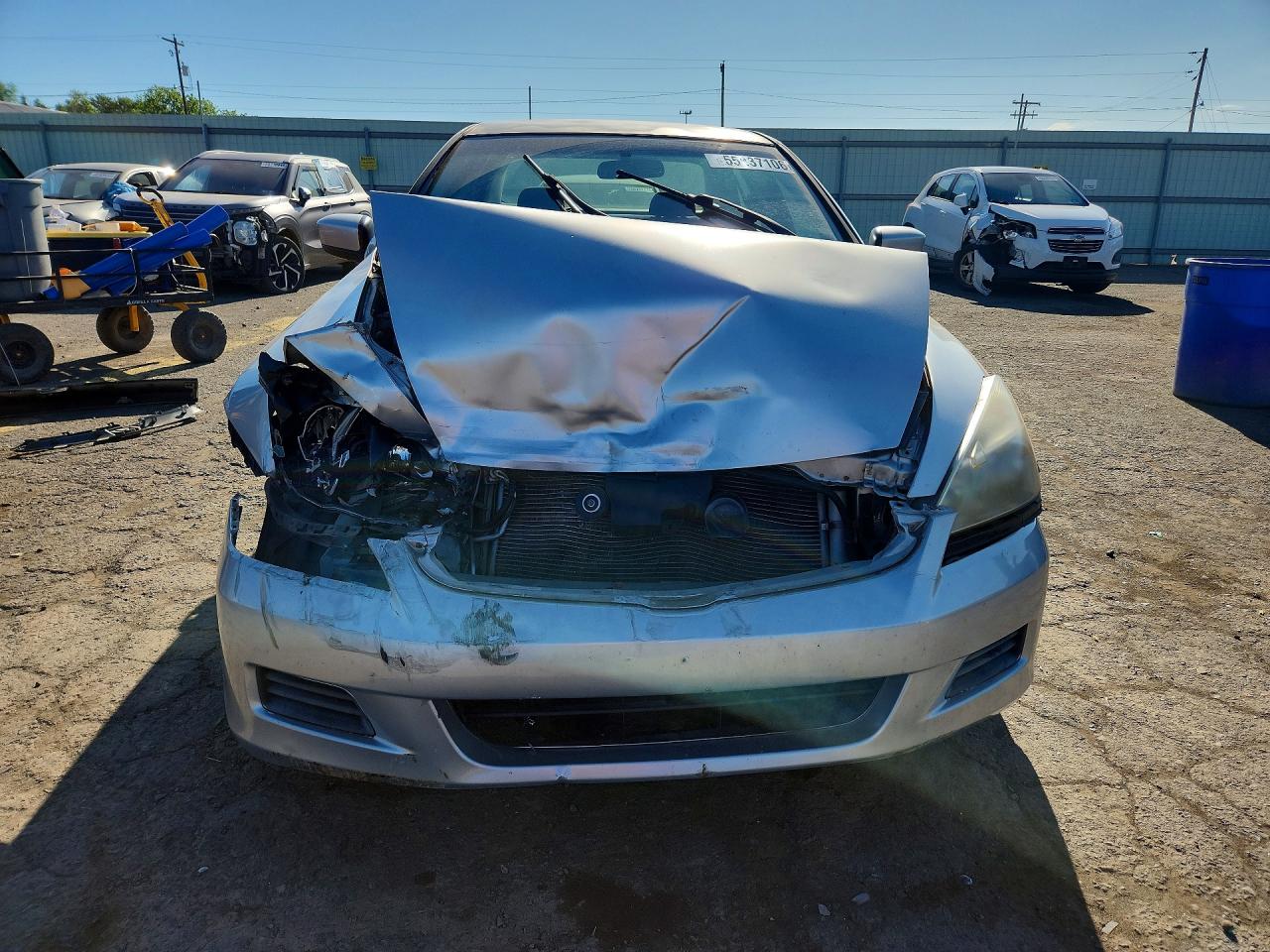 2007 Honda Accord Lx Silver vin: JHMCM56497C016486