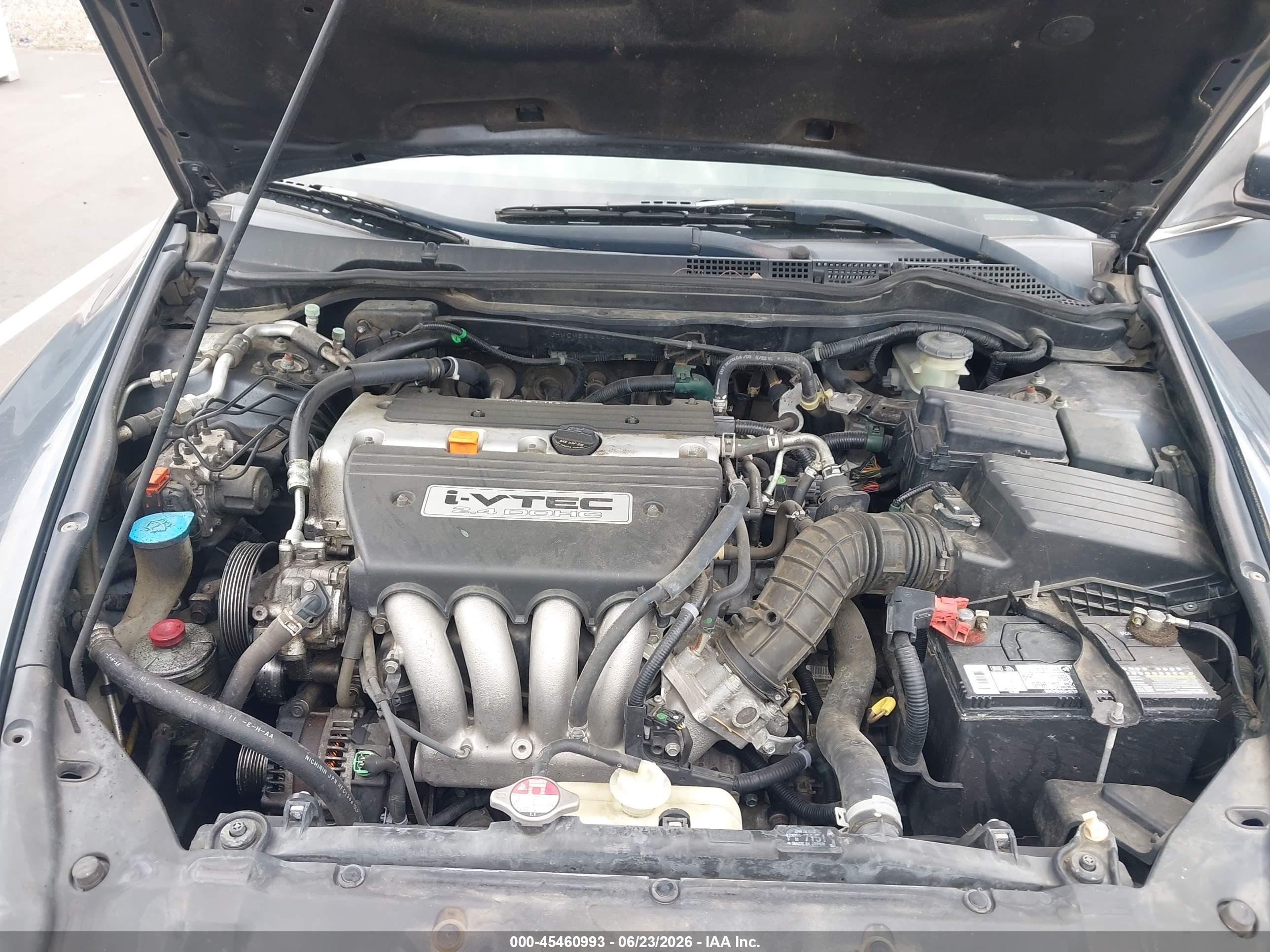 2006 Honda Accord 2.4 Lx Navy vin: JHMCM564X6C011117