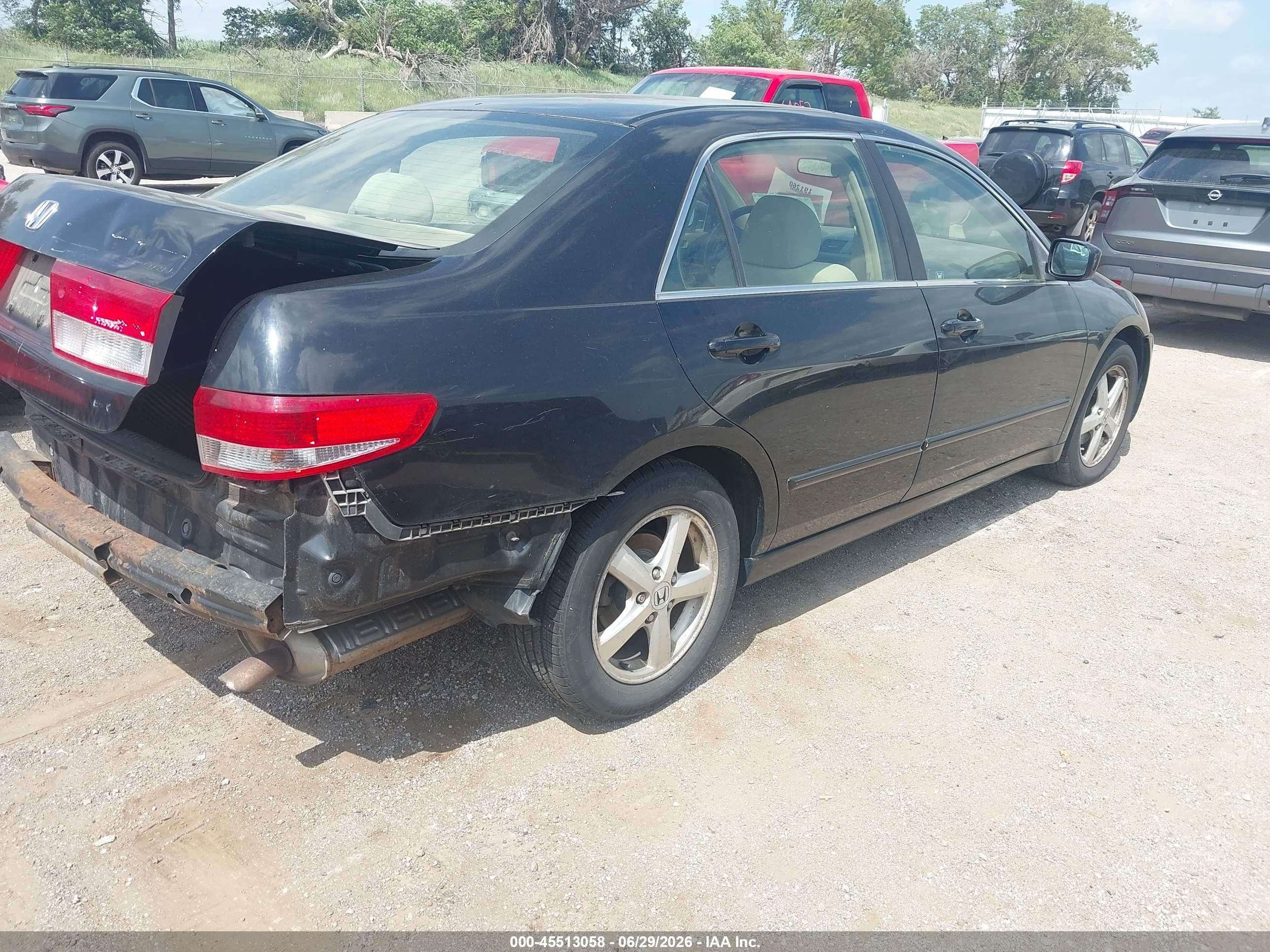 2003 Honda Accord 2.4 Ex/ex Gray vin: JHMCM56603C039182