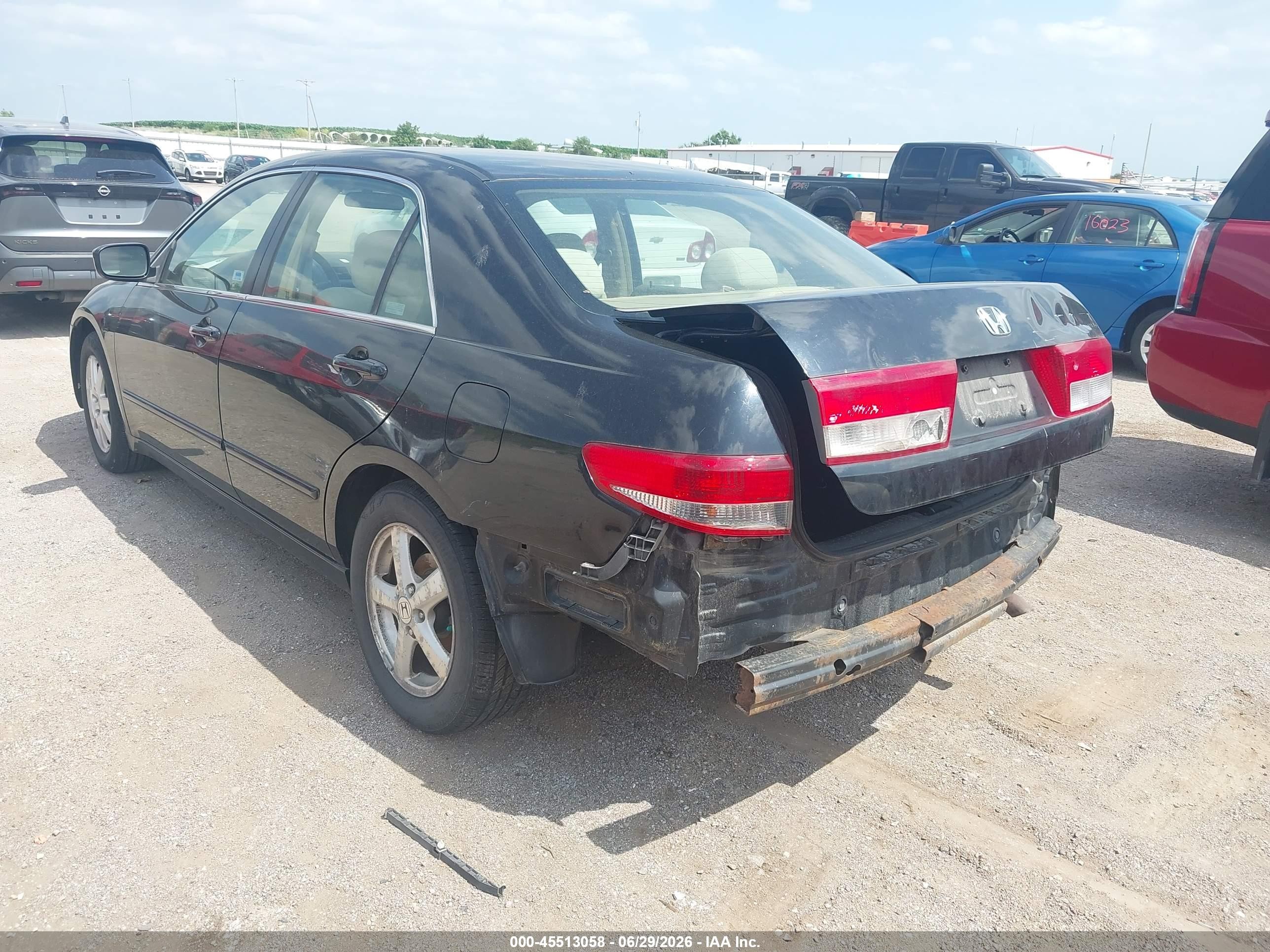 2003 Honda Accord 2.4 Ex/ex Gray vin: JHMCM56603C039182