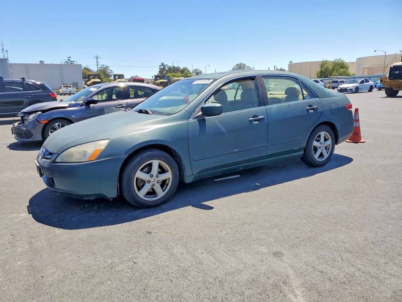 2003 Honda Accord Ex Green vin: JHMCM56603C077477