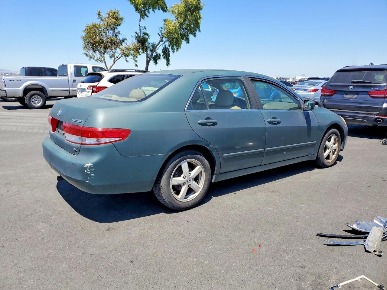 2003 Honda Accord Ex Green vin: JHMCM56603C077477