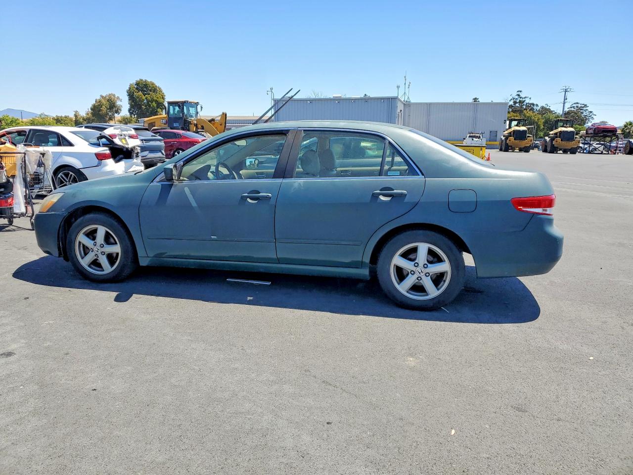 2003 Honda Accord Ex Green vin: JHMCM56603C077477