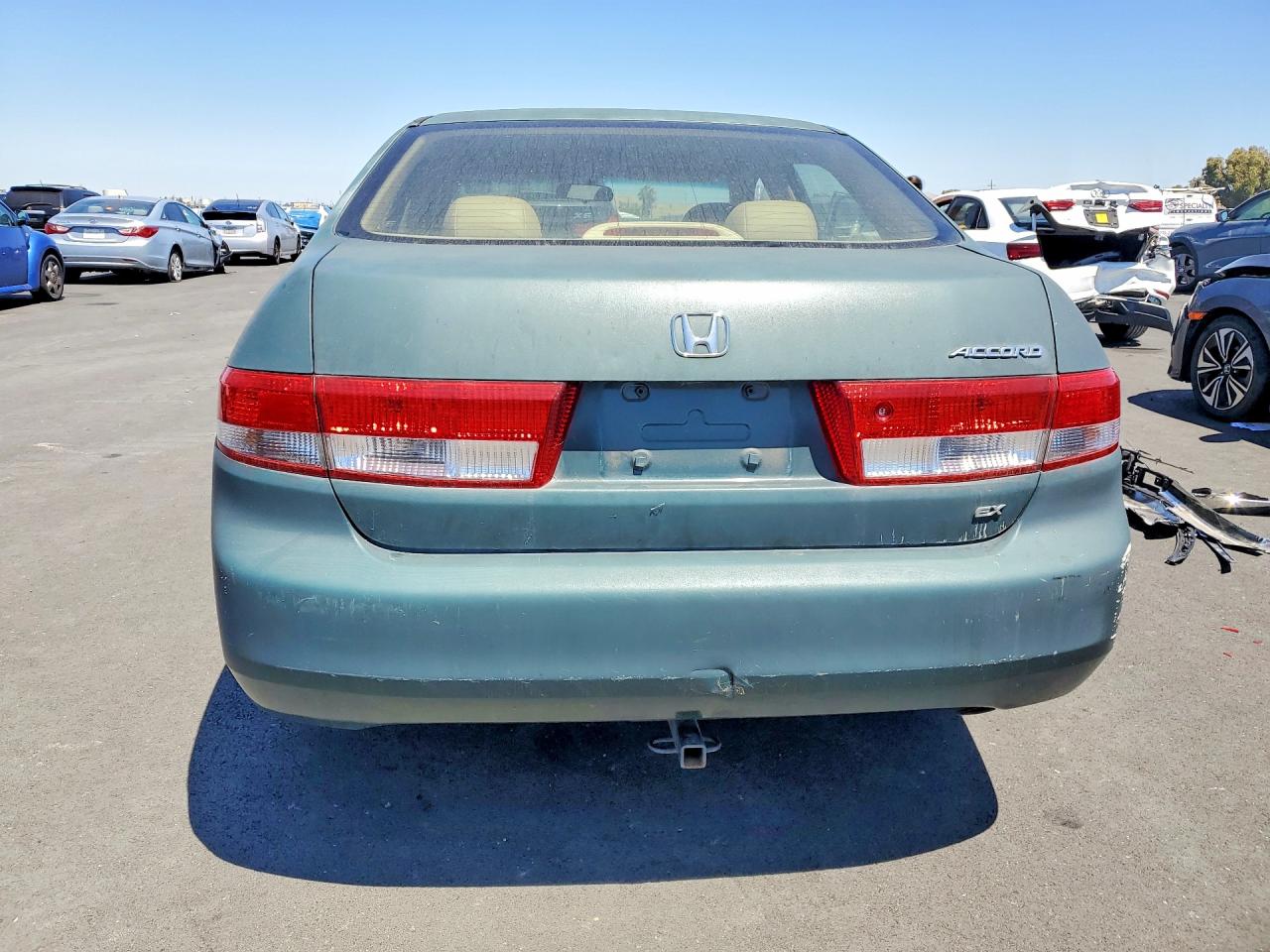 2003 Honda Accord Ex Green vin: JHMCM56603C077477