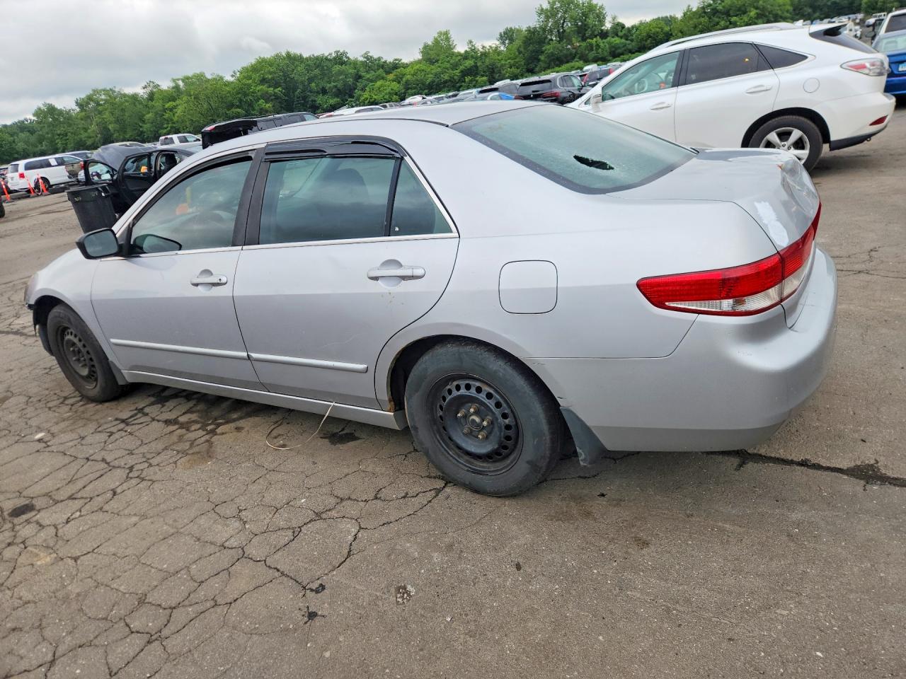 2004 Honda Accord Ex Silver vin: JHMCM56604C030452