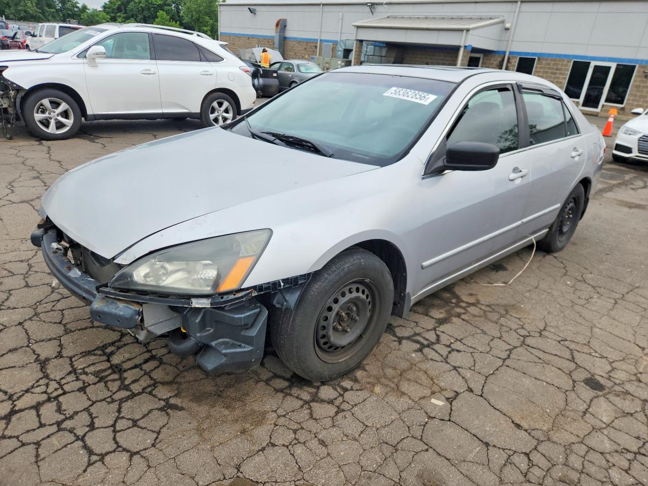 2004 Honda Accord Ex Silver vin: JHMCM56604C030452