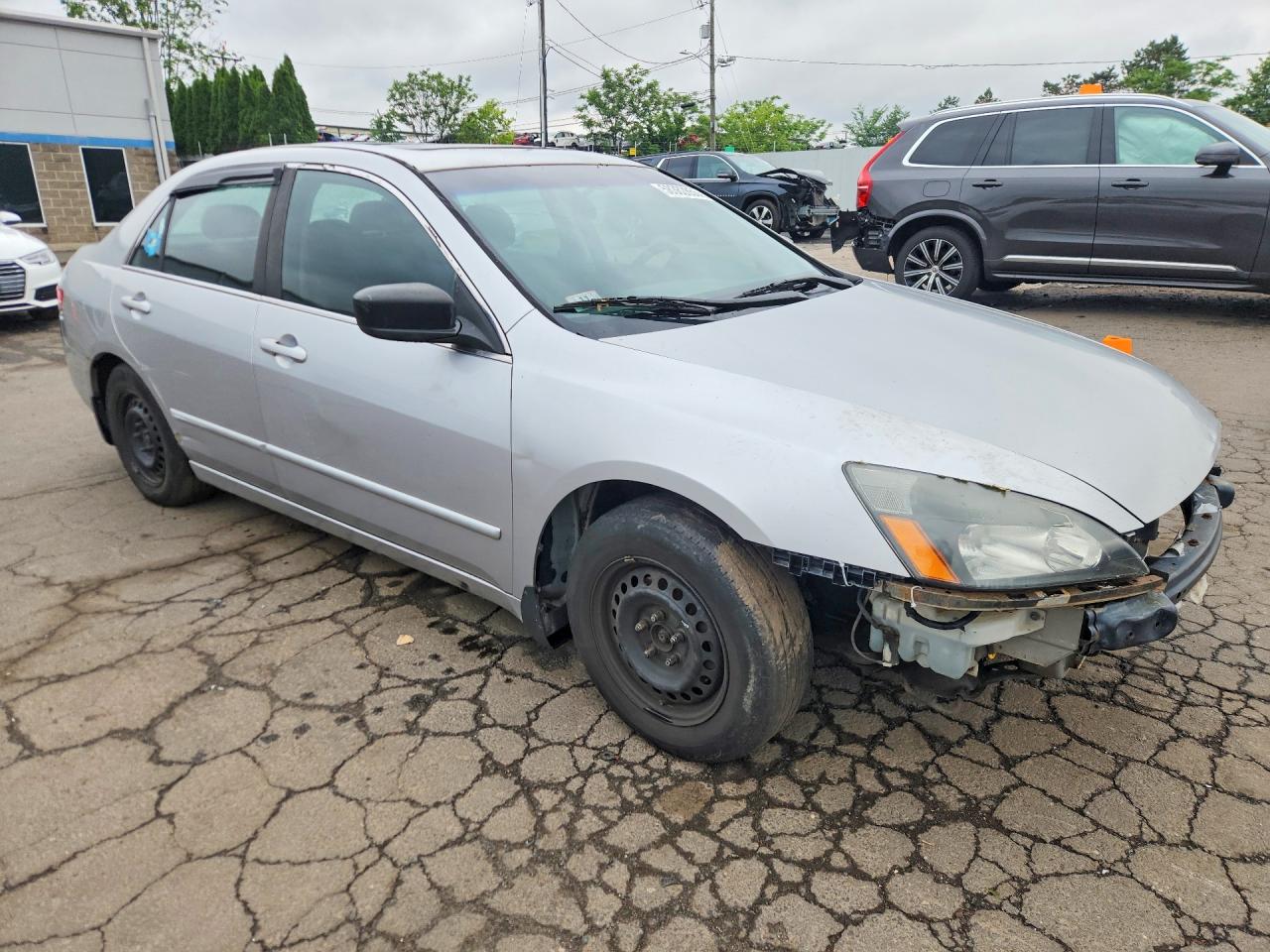 2004 Honda Accord Ex Silver vin: JHMCM56604C030452