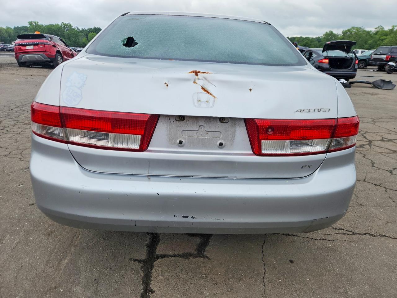 2004 Honda Accord Ex Silver vin: JHMCM56604C030452