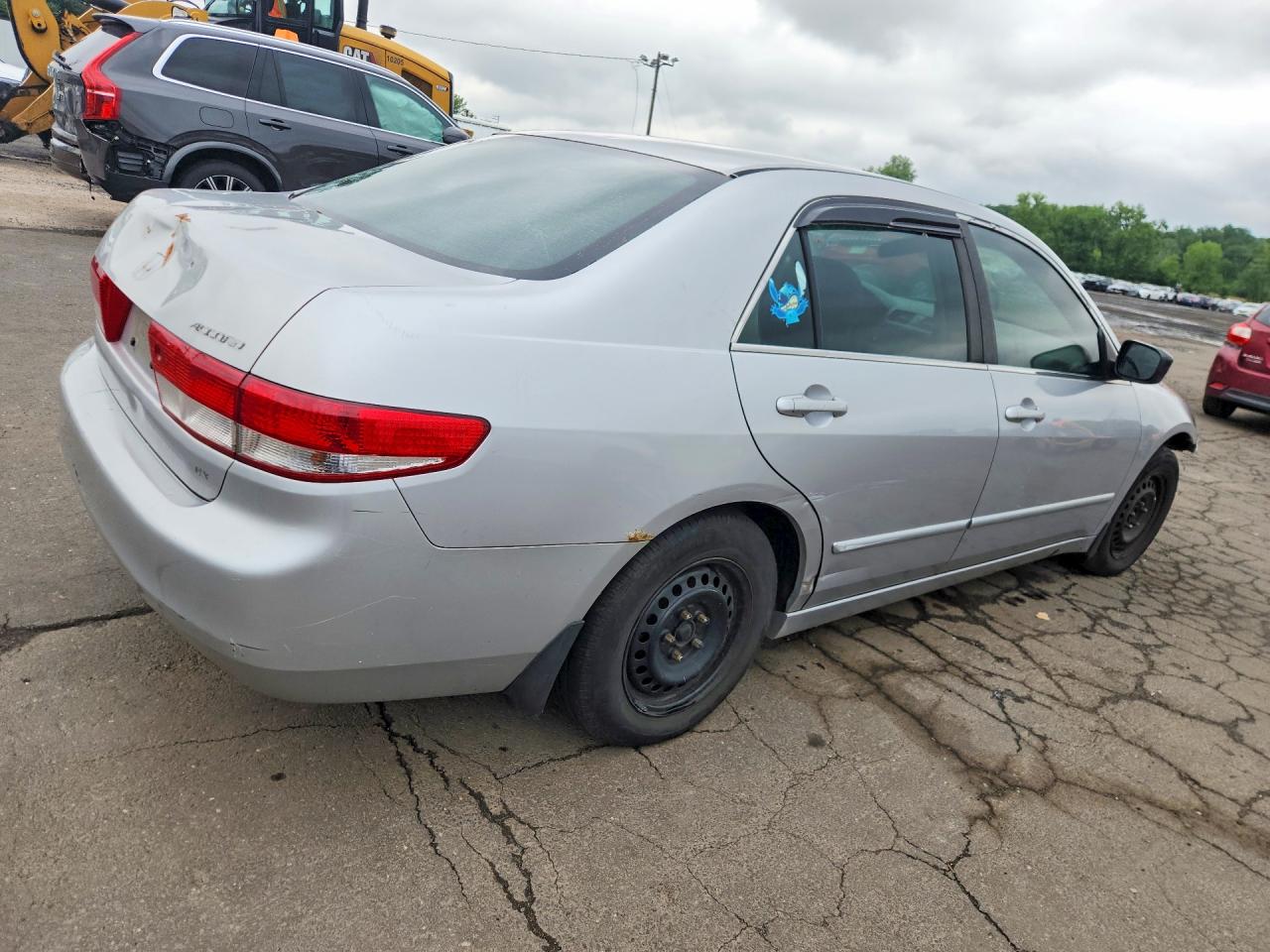 2004 Honda Accord Ex Silver vin: JHMCM56604C030452