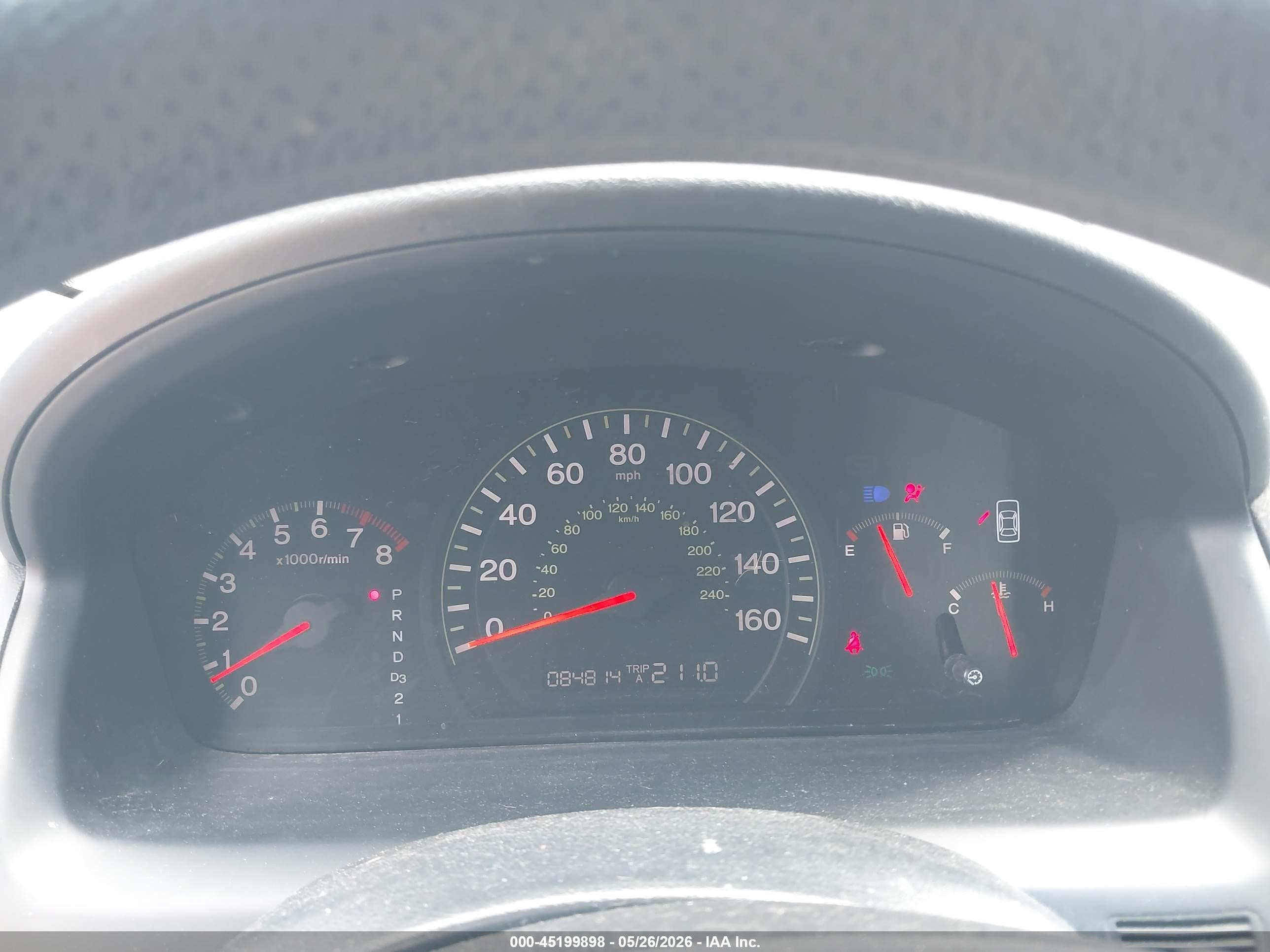 2003 Honda Accord 2.4 Ex Maroon vin: JHMCM56613C005526