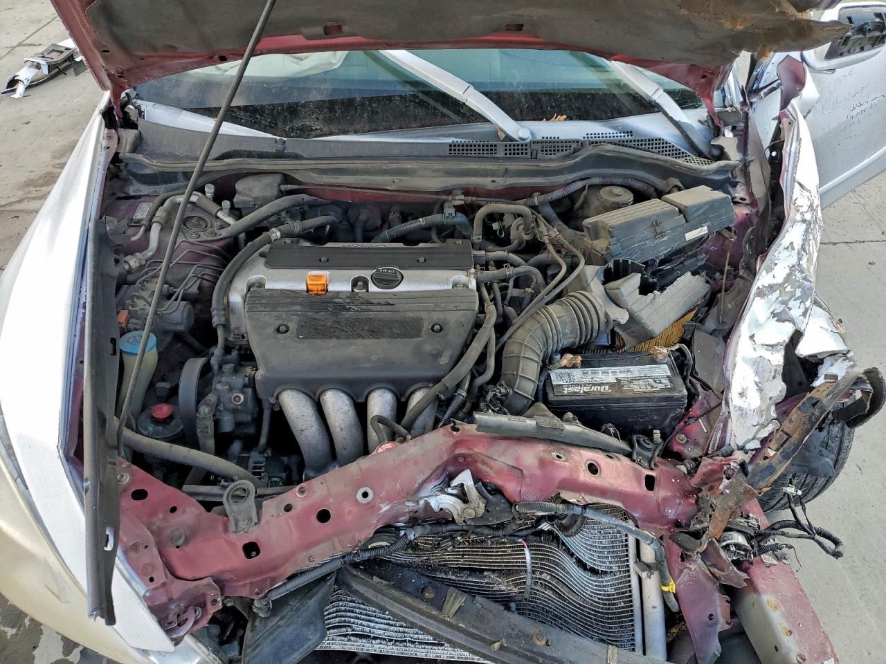 2003 Honda Accord Ex White vin: JHMCM56613C051096