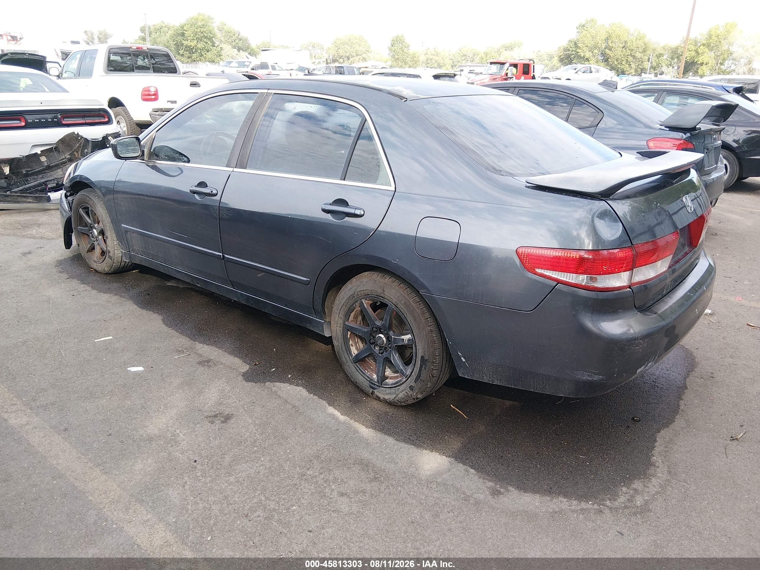 2003 Honda Accord 2.4 Ex Серый vin: JHMCM56613C070229