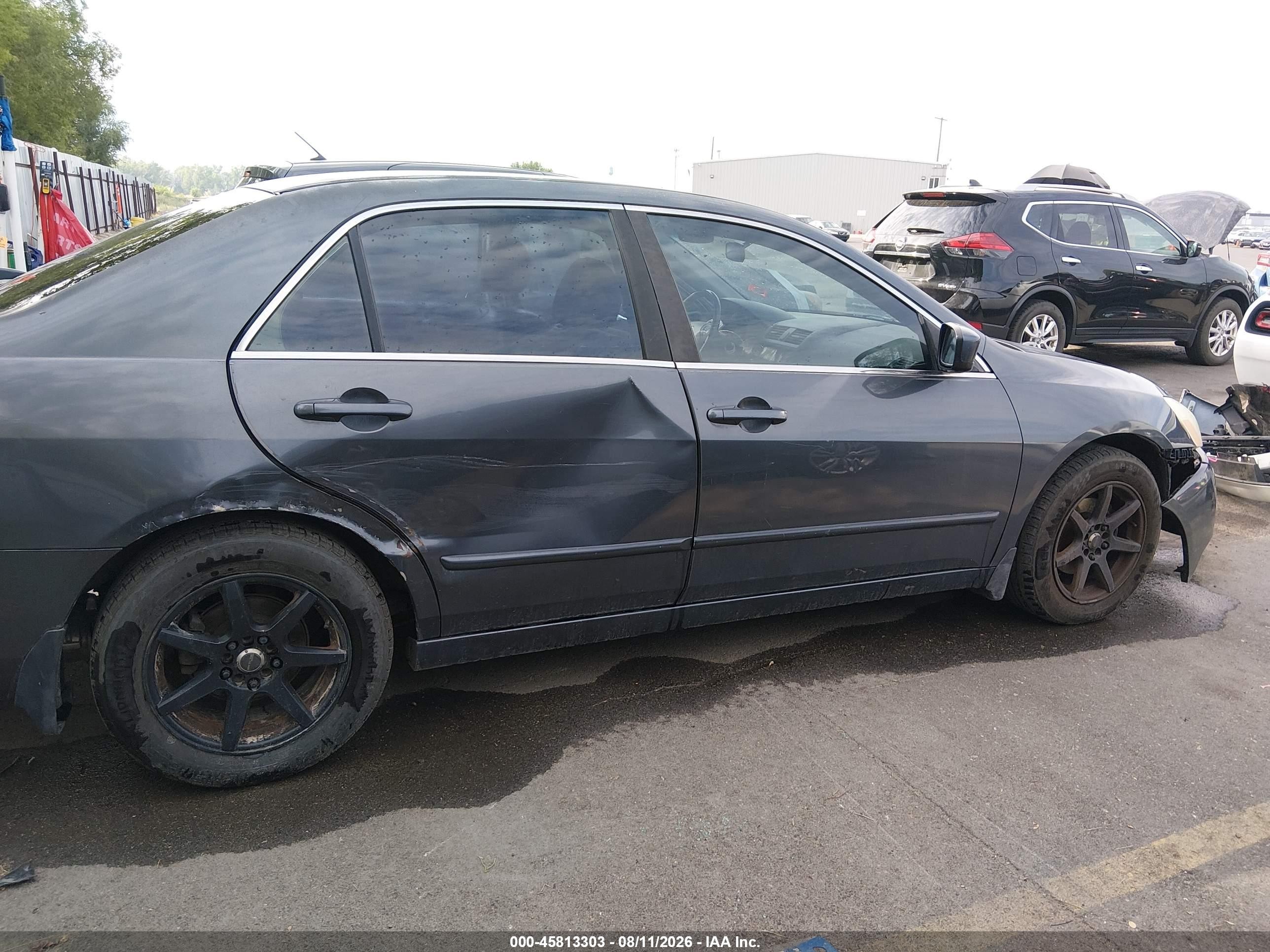 2003 Honda Accord 2.4 Ex Серый vin: JHMCM56613C070229