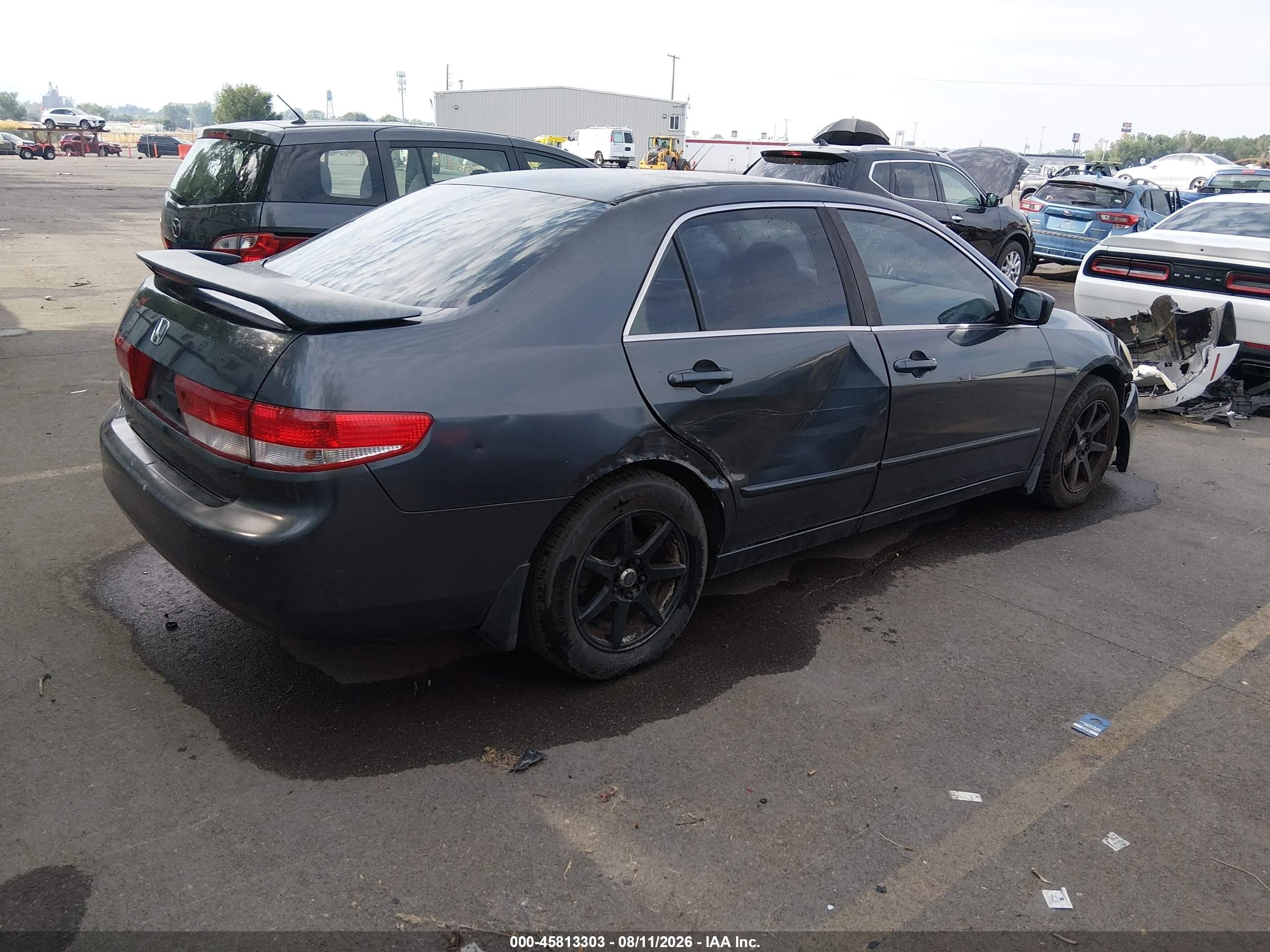2003 Honda Accord 2.4 Ex Серый vin: JHMCM56613C070229