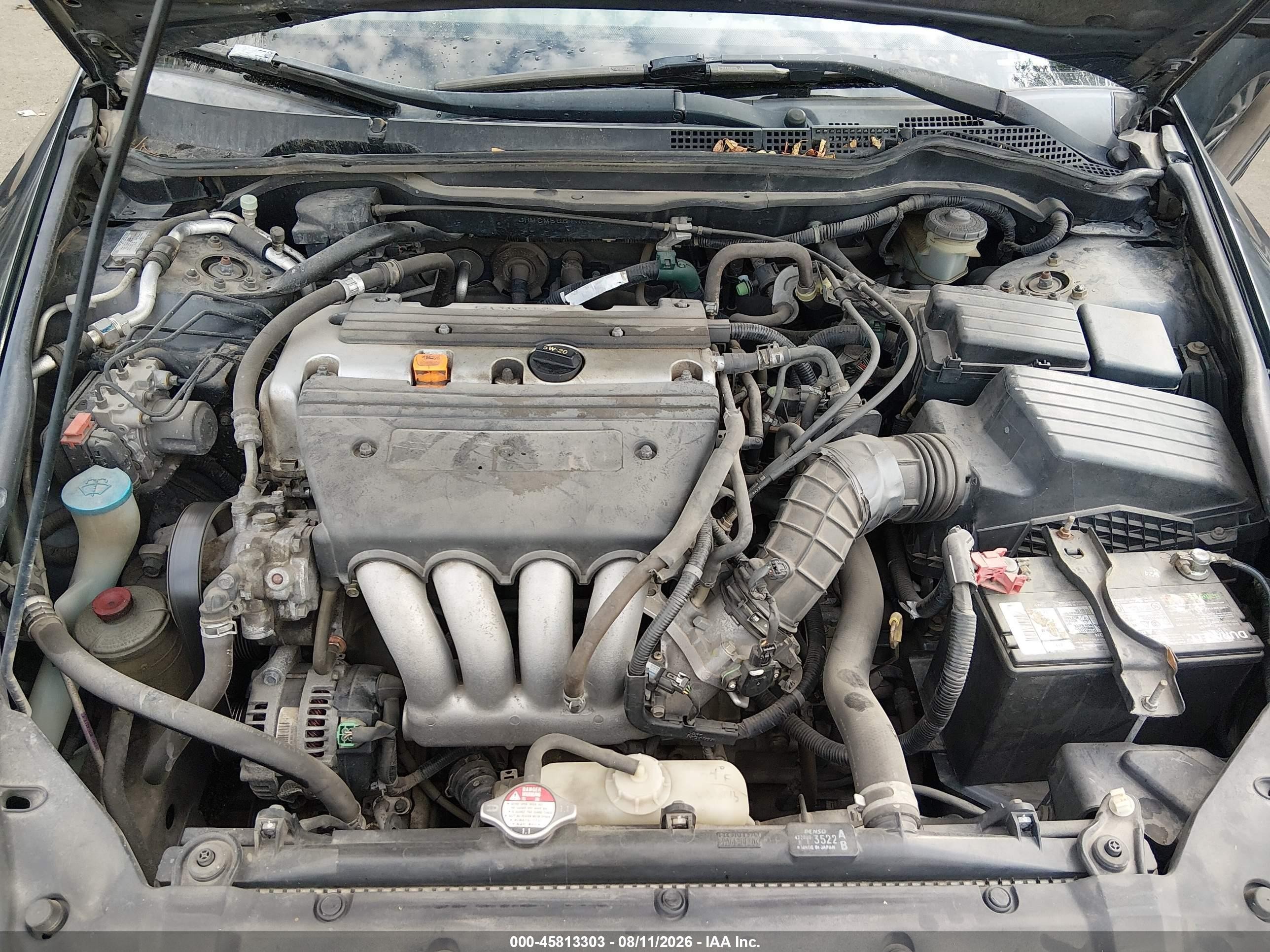 2003 Honda Accord 2.4 Ex Серый vin: JHMCM56613C070229