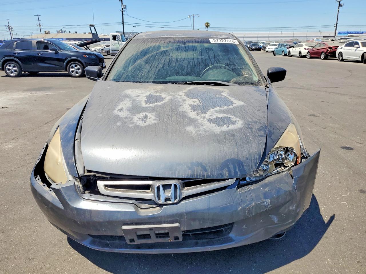 2004 Honda Accord Ex Charcoal vin: JHMCM56614C010243