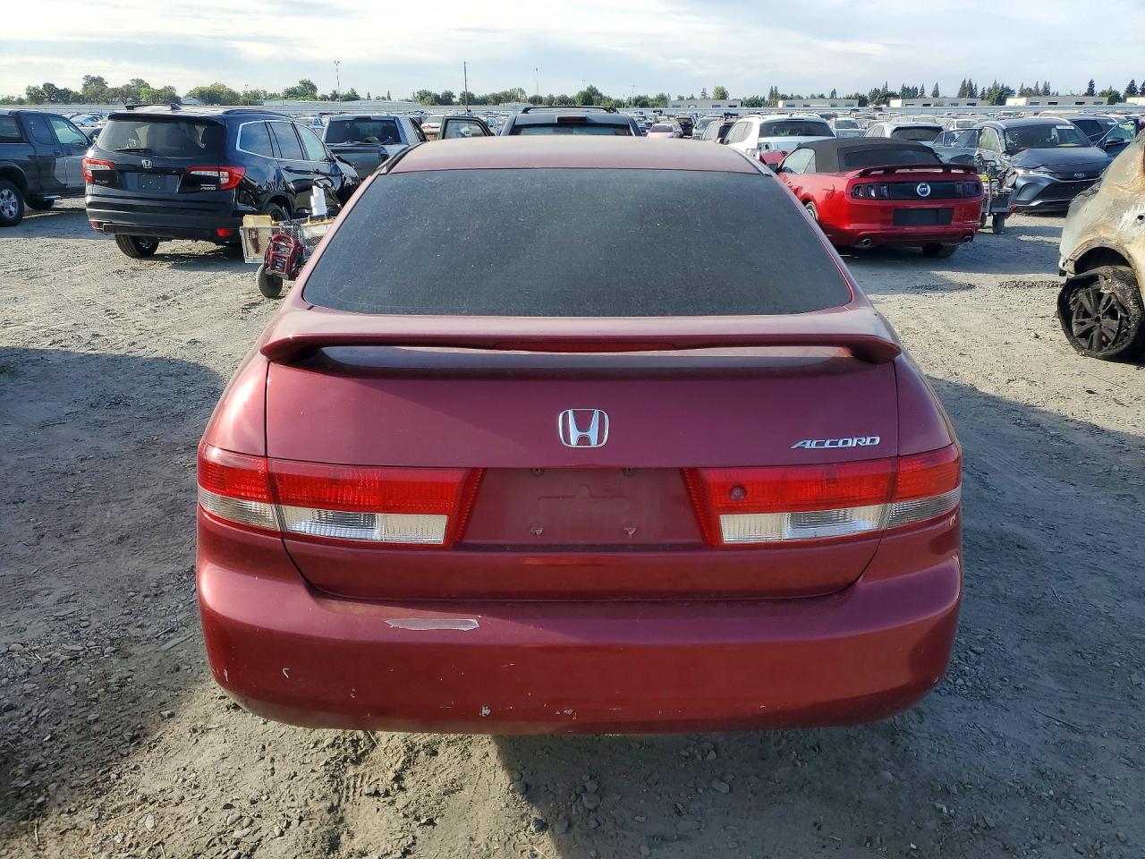 2003 Honda Accord Ex Burgundy vin: JHMCM56623C009620