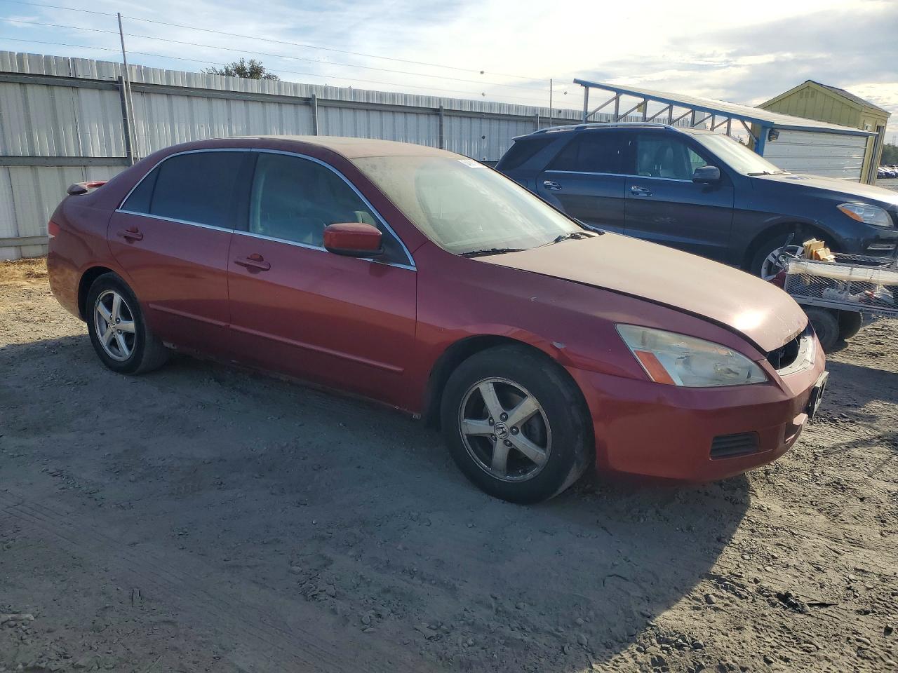 2003 Honda Accord Ex Burgundy vin: JHMCM56623C009620