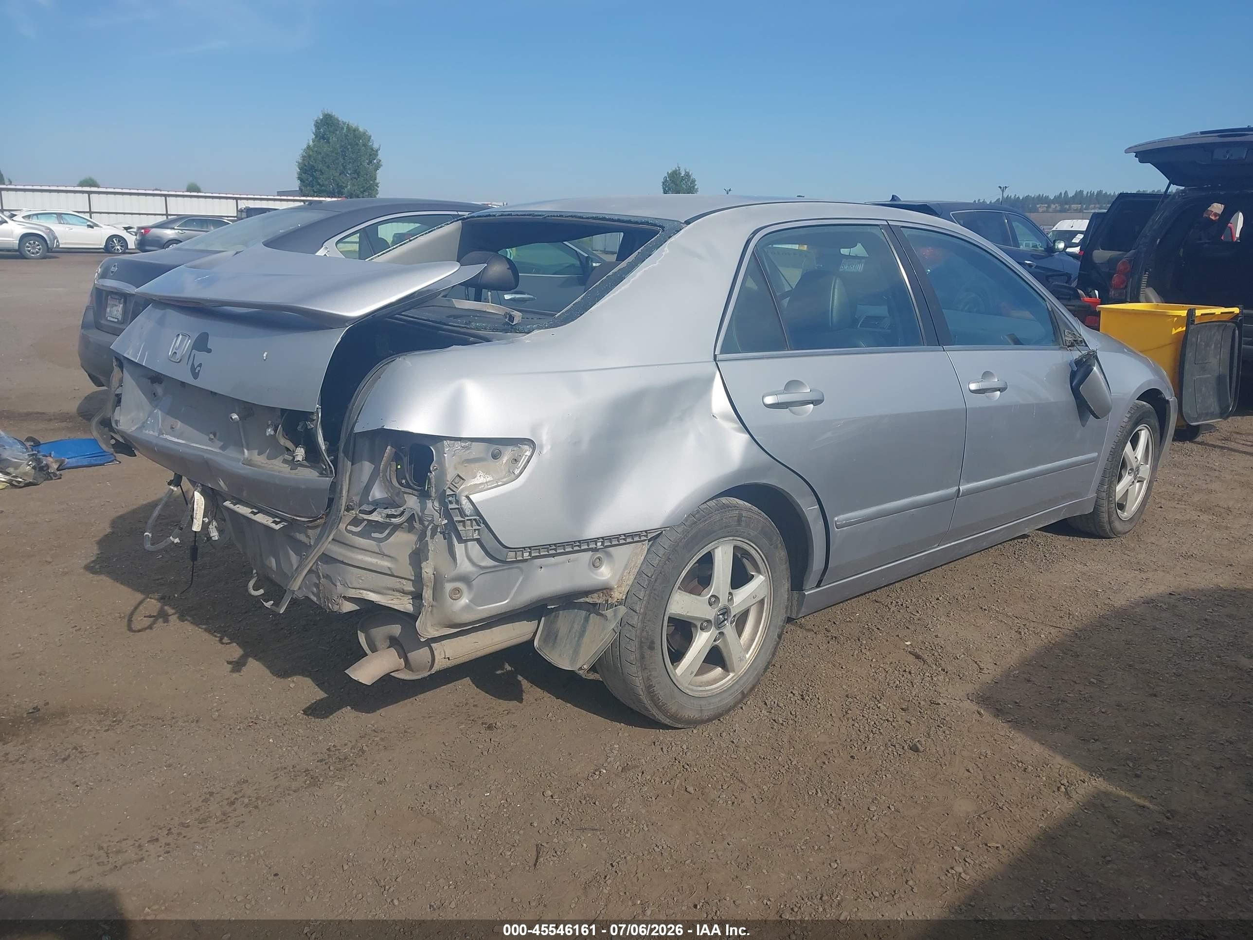 2003 Honda Accord Sdn Ex Silver vin: JHMCM56623C022755