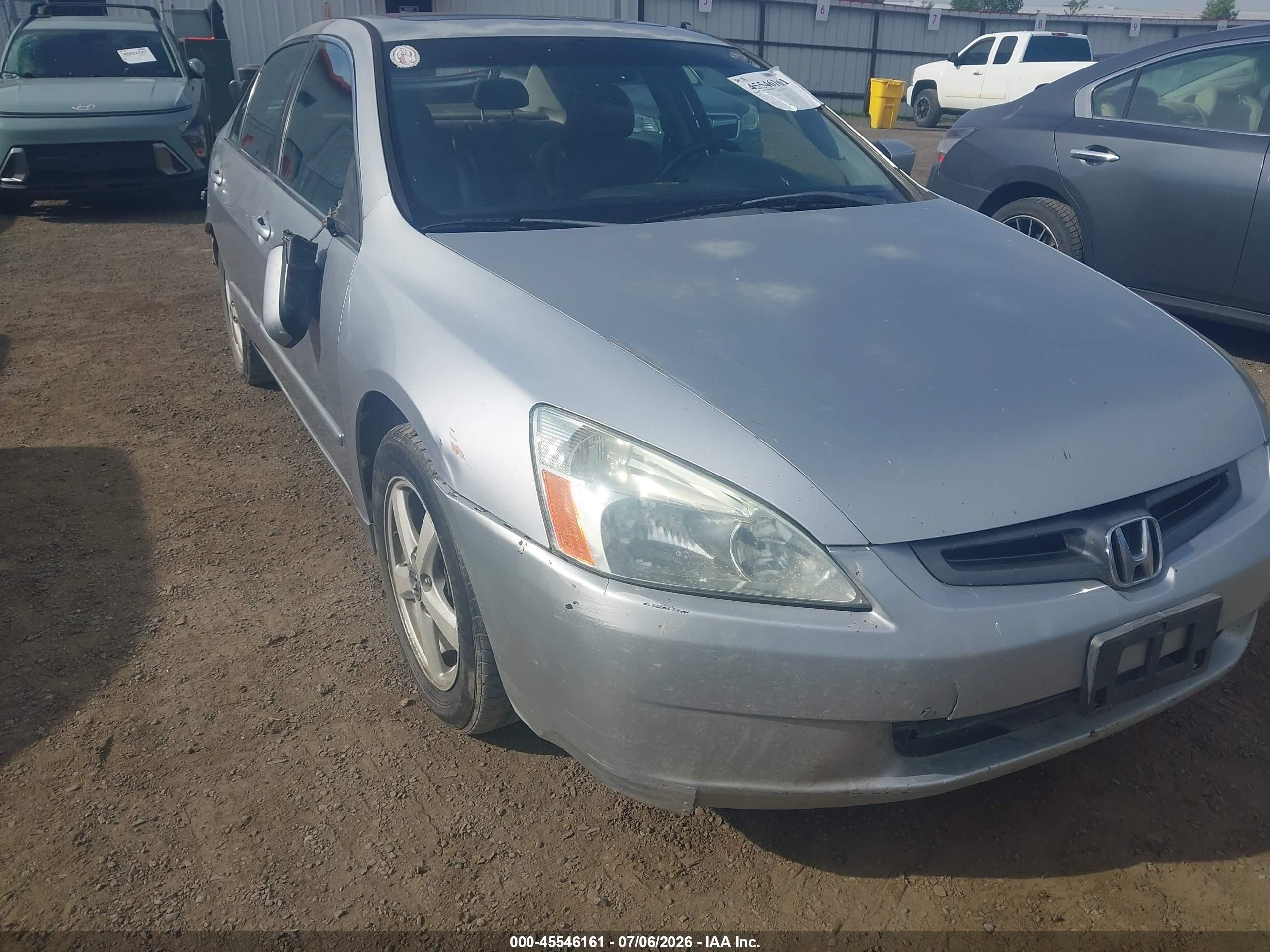 2003 Honda Accord Sdn Ex Silver vin: JHMCM56623C022755