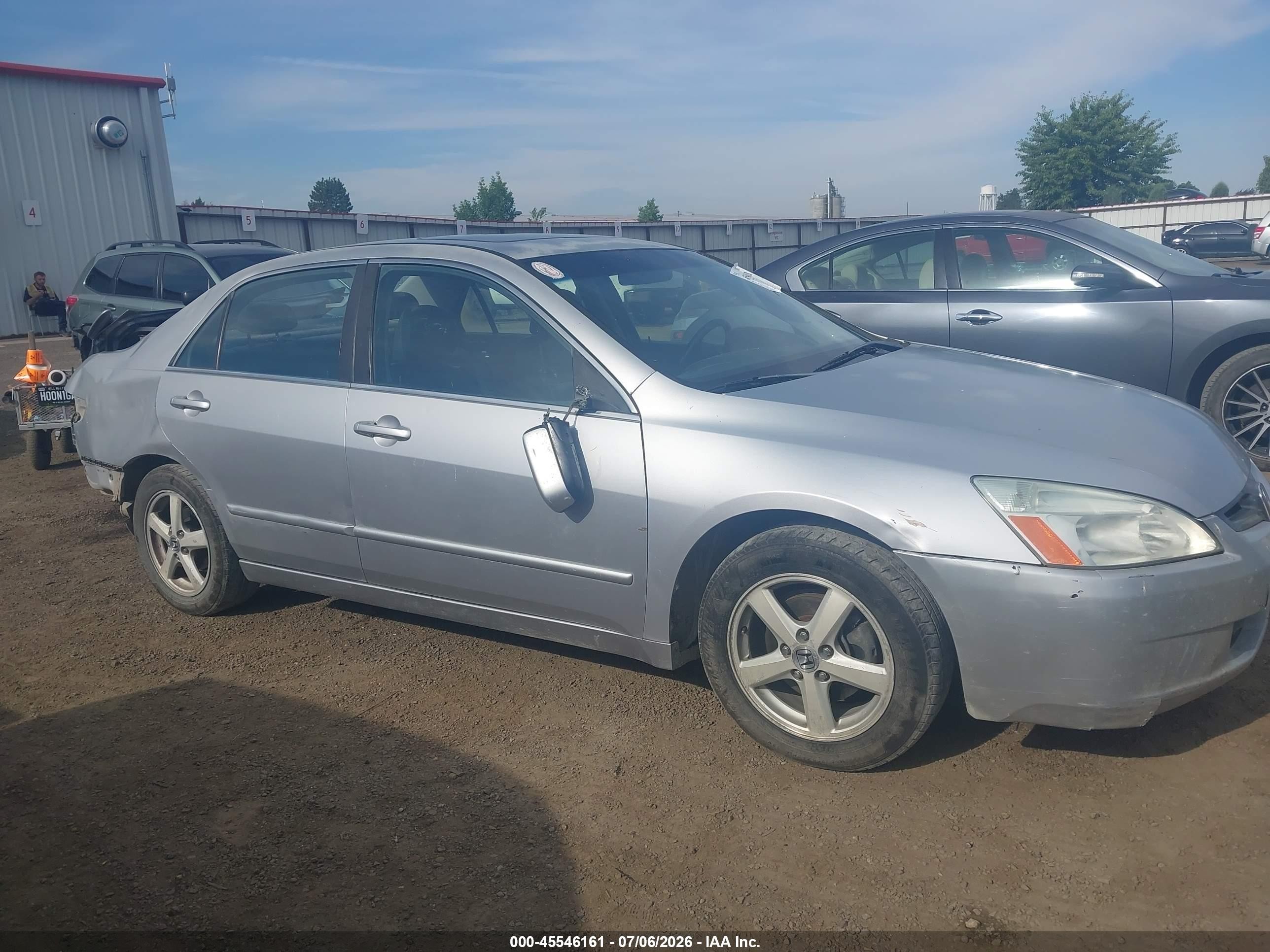 2003 Honda Accord Sdn Ex Silver vin: JHMCM56623C022755
