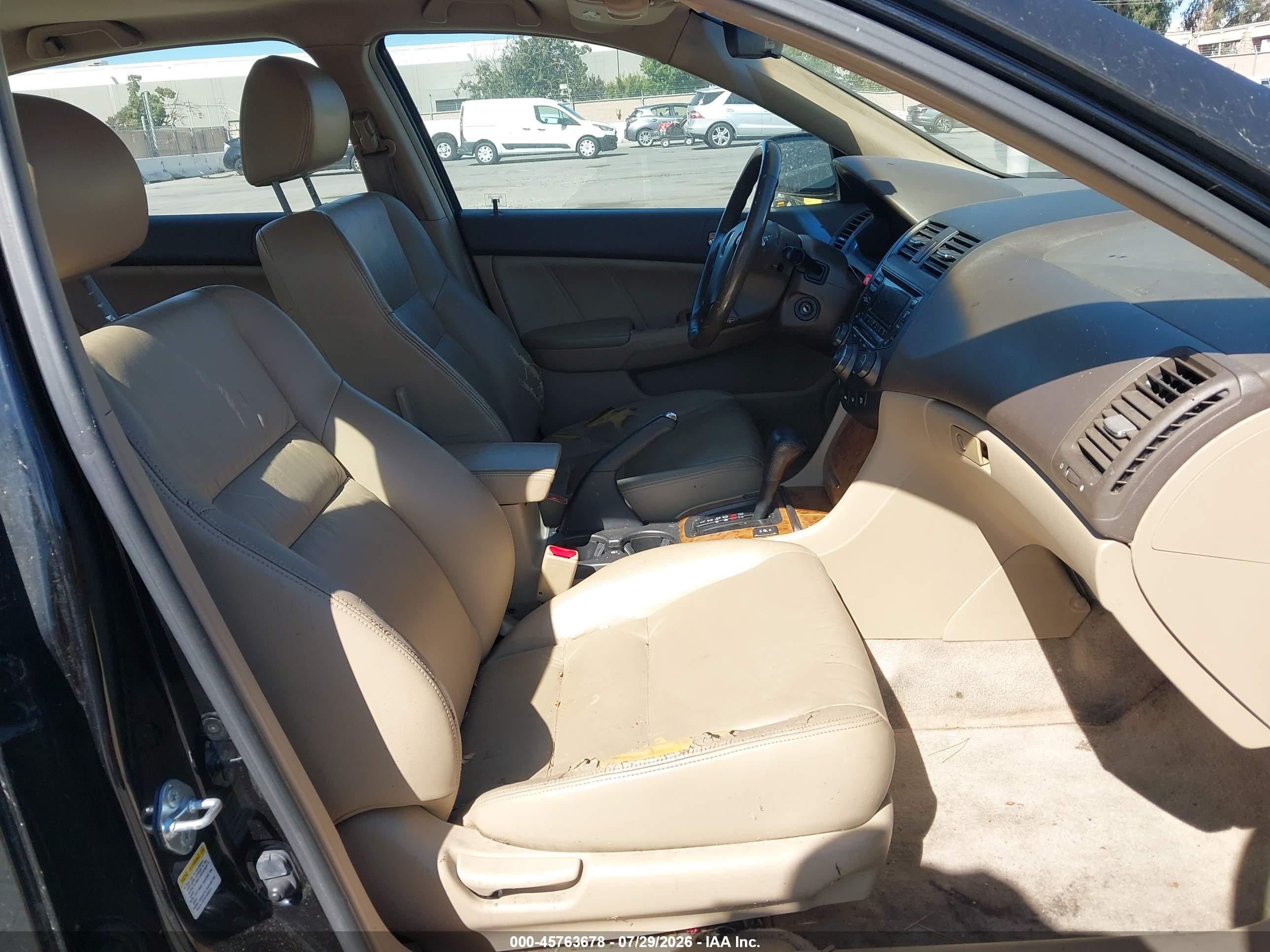2003 Honda Accord 2.4 Ex Black vin: JHMCM56623C031486