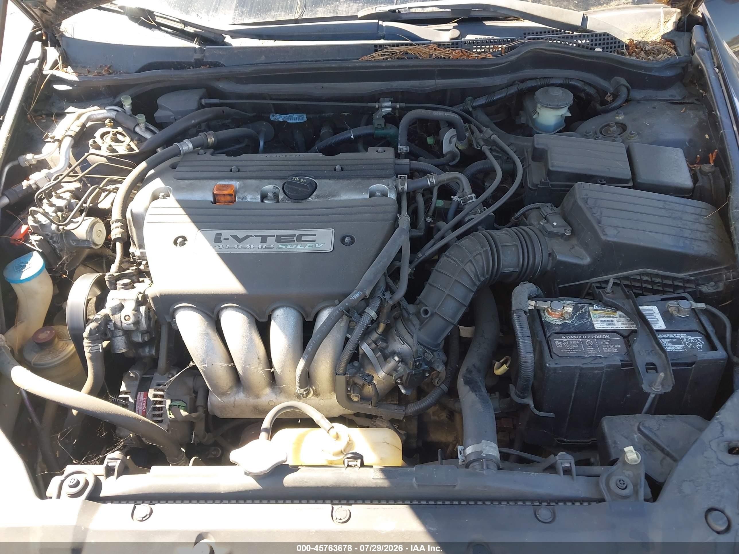 2003 Honda Accord 2.4 Ex Black vin: JHMCM56623C031486