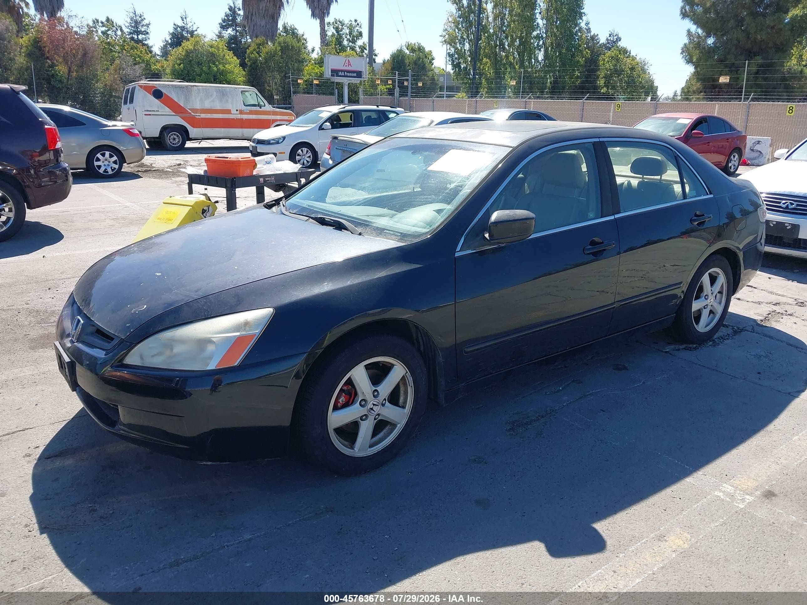 2003 Honda Accord 2.4 Ex Black vin: JHMCM56623C031486