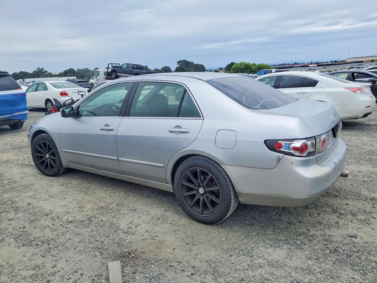 2003 Honda Accord Ex Silver vin: JHMCM56623C086097