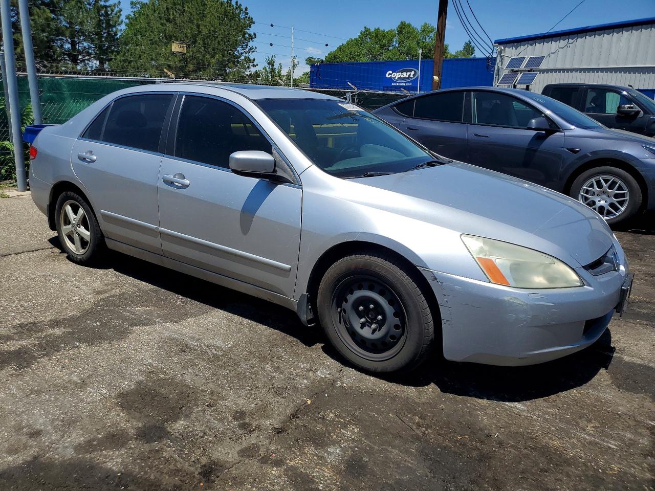 2003 Honda Accord Ex Silver vin: JHMCM56633C001994