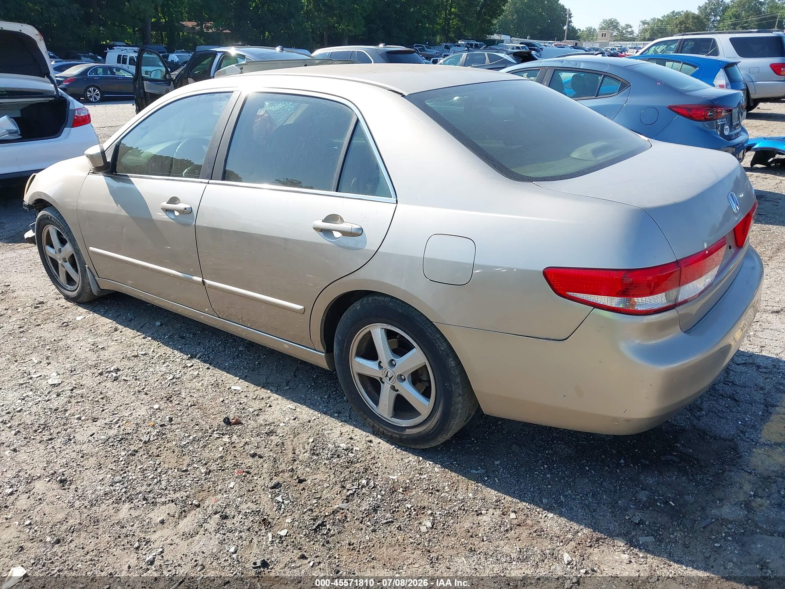 2003 Honda Accord Sdn Ex Желто-коричневый vin: JHMCM56633C015040