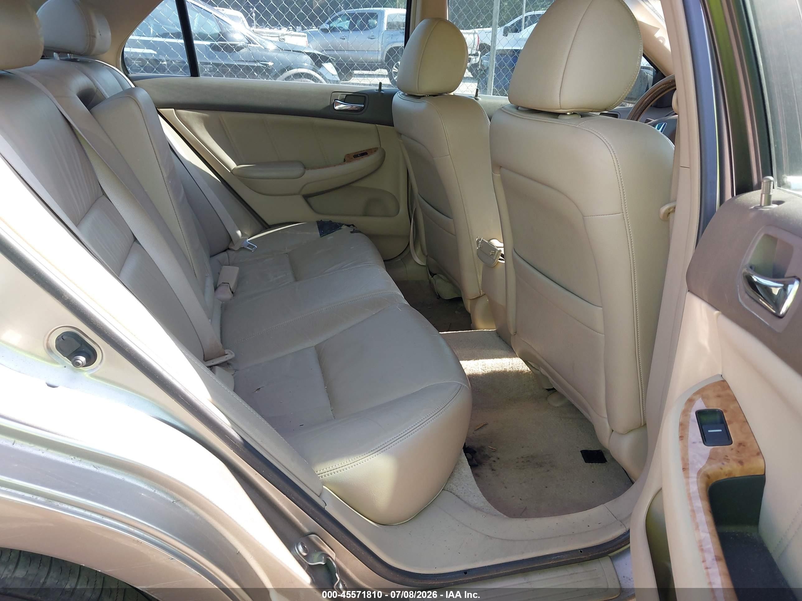 2003 Honda Accord Sdn Ex Желто-коричневый vin: JHMCM56633C015040