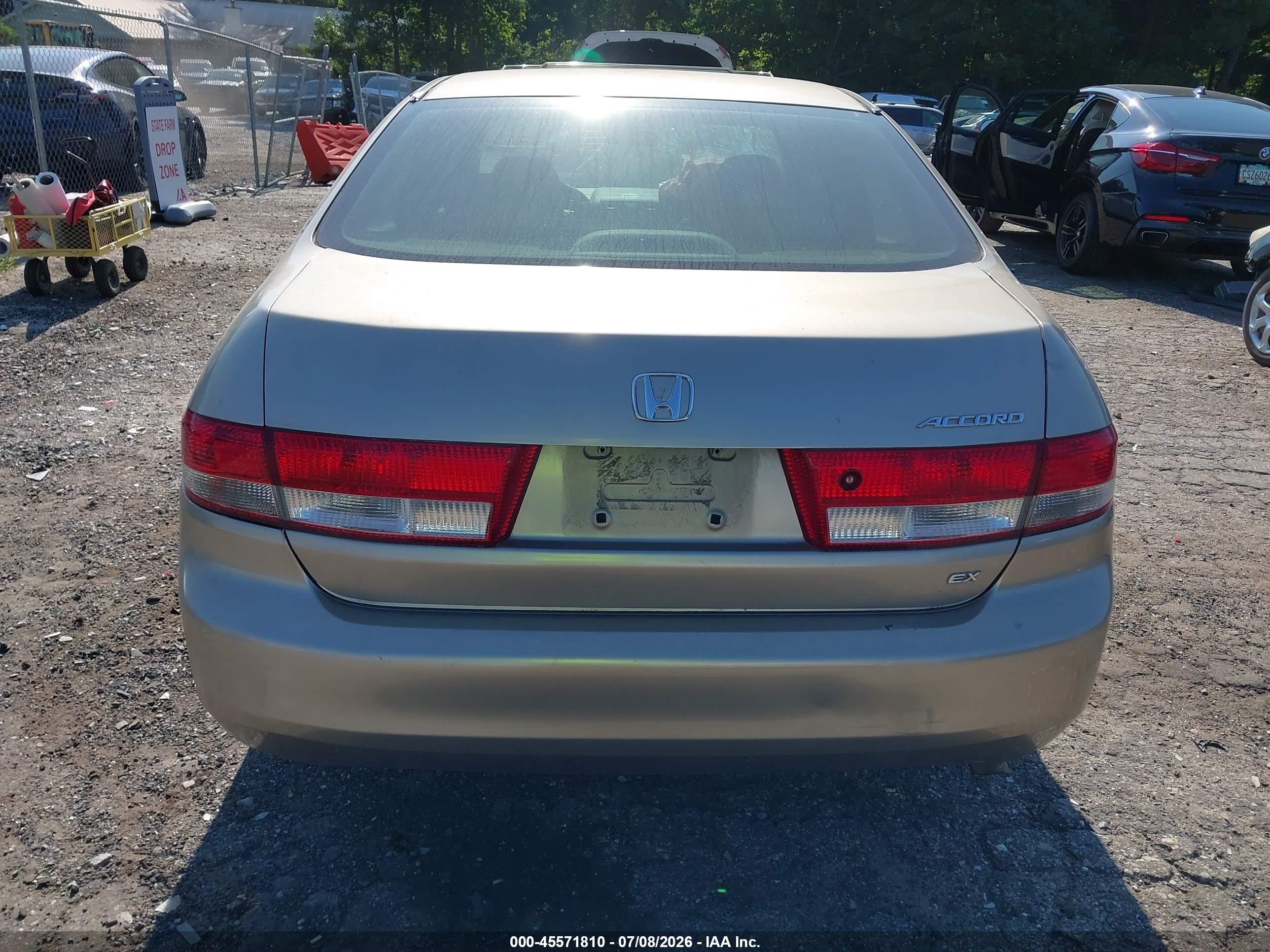 2003 Honda Accord Sdn Ex Желто-коричневый vin: JHMCM56633C015040