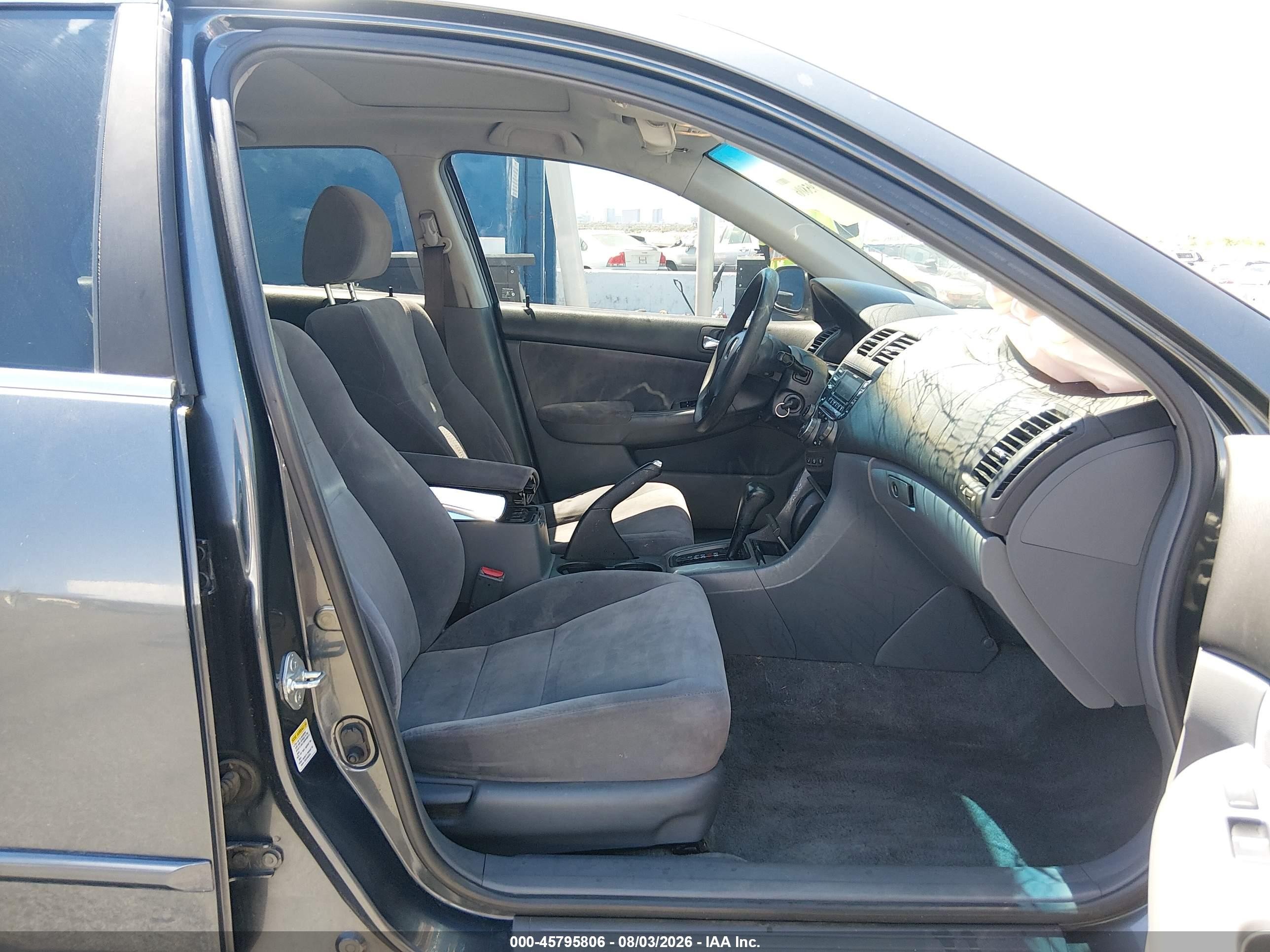 2003 Honda Accord 2.4 Ex Gray vin: JHMCM56633C019234