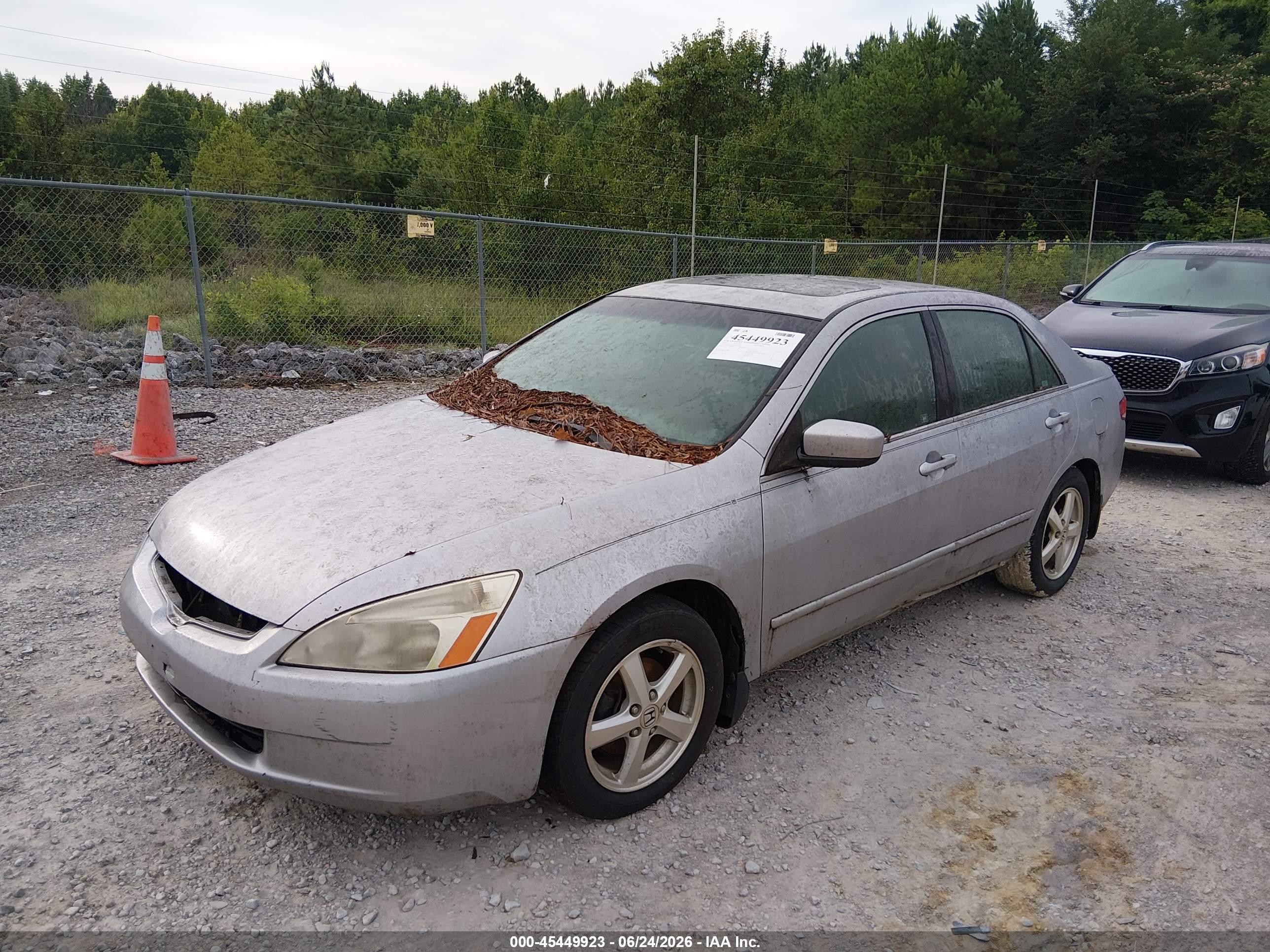 2003 Honda Accord 2.4 Ex/ex Silver vin: JHMCM56643C043381