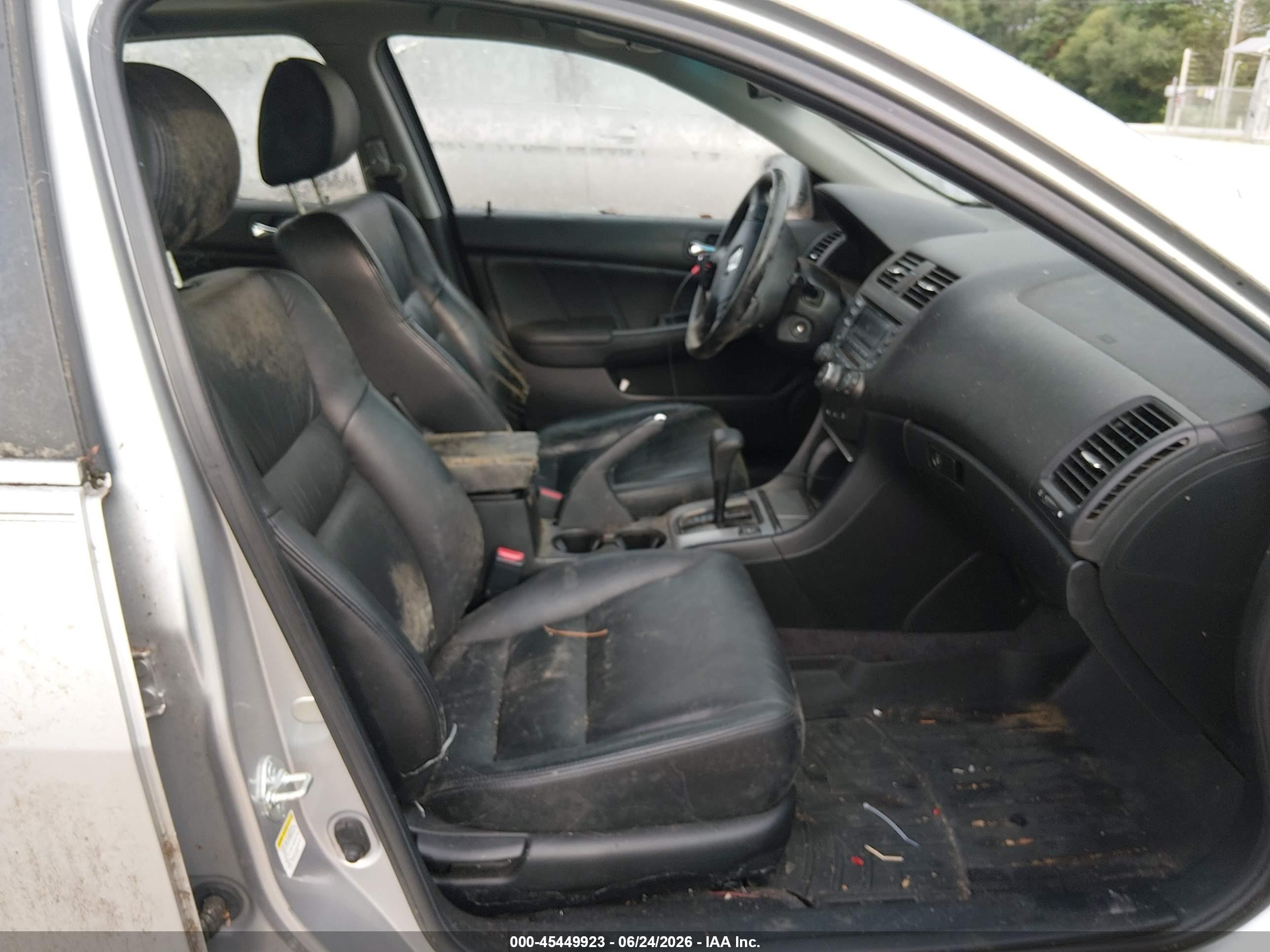 2003 Honda Accord 2.4 Ex/ex Silver vin: JHMCM56643C043381