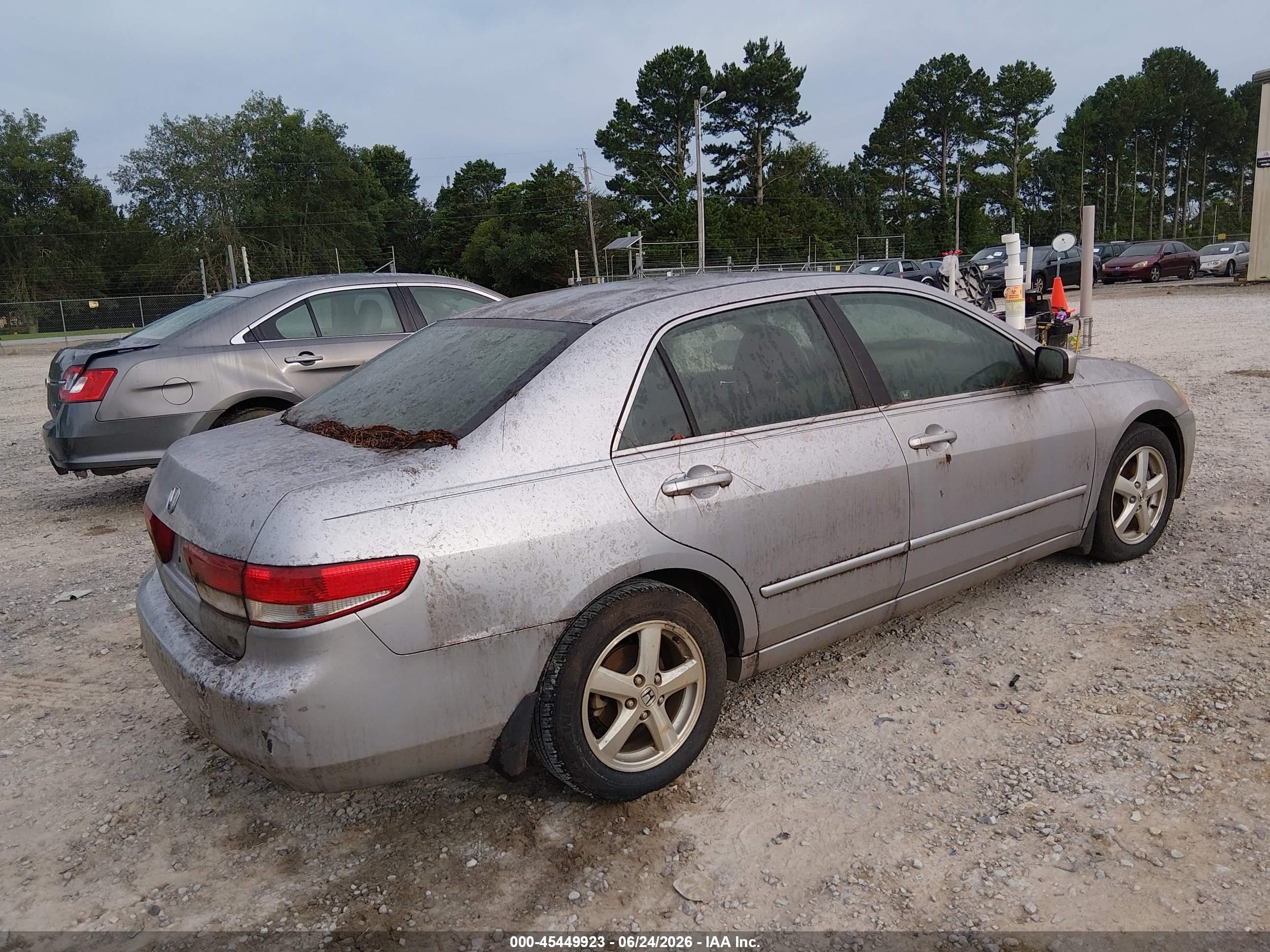 2003 Honda Accord 2.4 Ex/ex Silver vin: JHMCM56643C043381