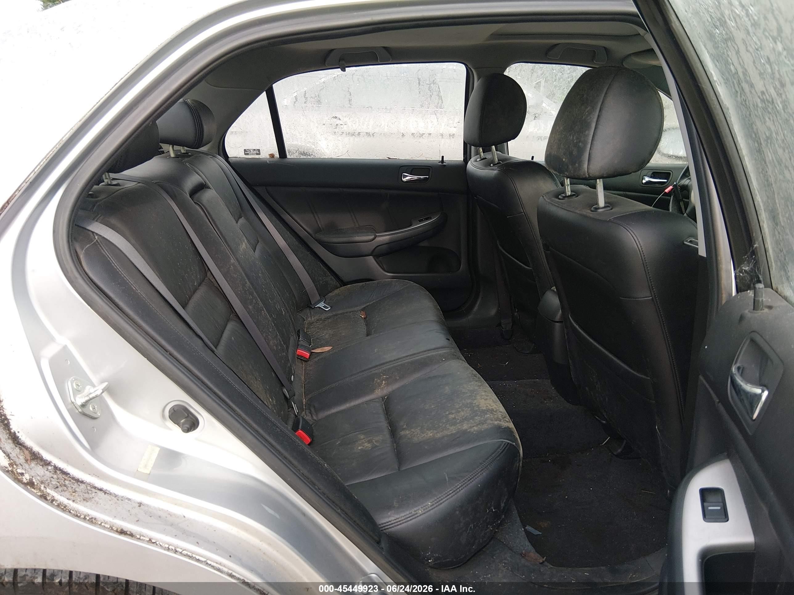 2003 Honda Accord 2.4 Ex/ex Silver vin: JHMCM56643C043381