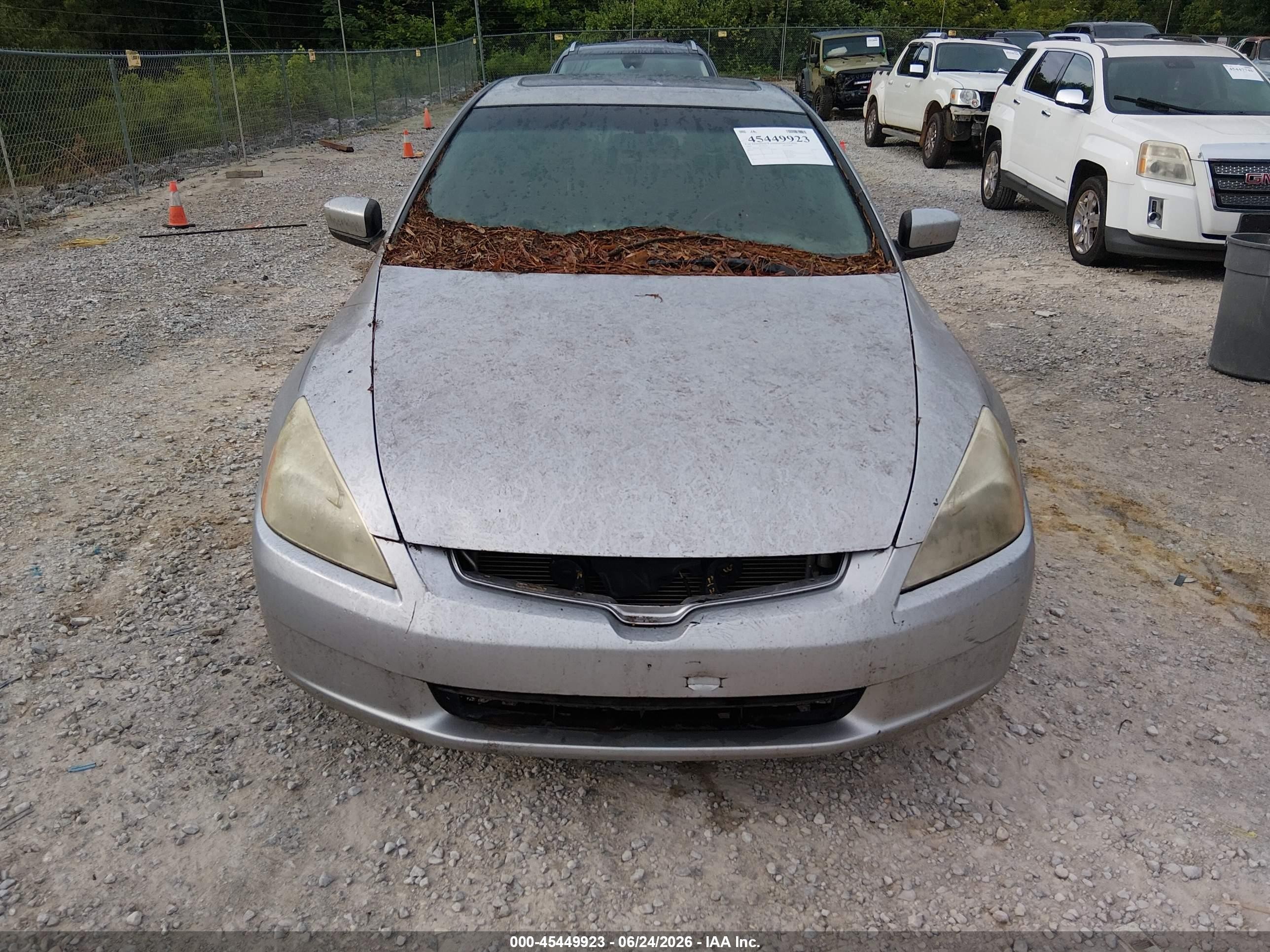2003 Honda Accord 2.4 Ex/ex Silver vin: JHMCM56643C043381