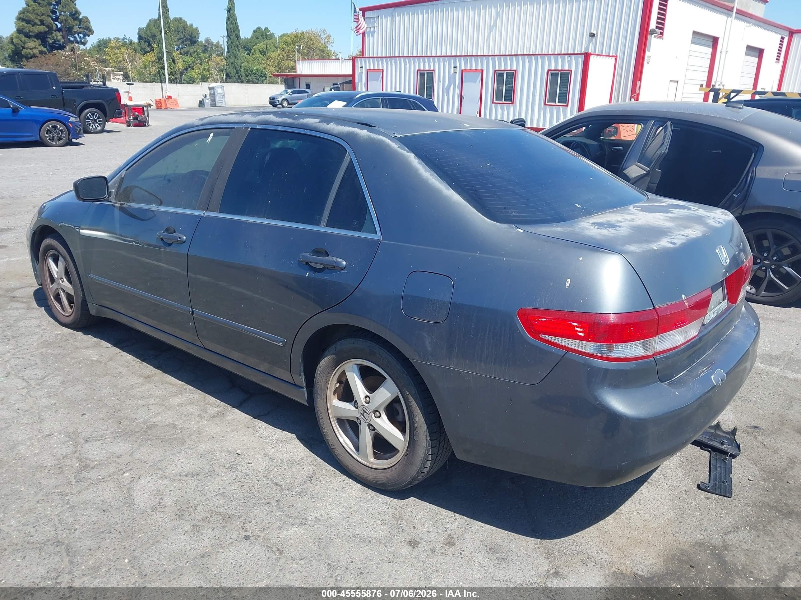 2003 Honda Accord Sdn Ex Gray vin: JHMCM56653C015928