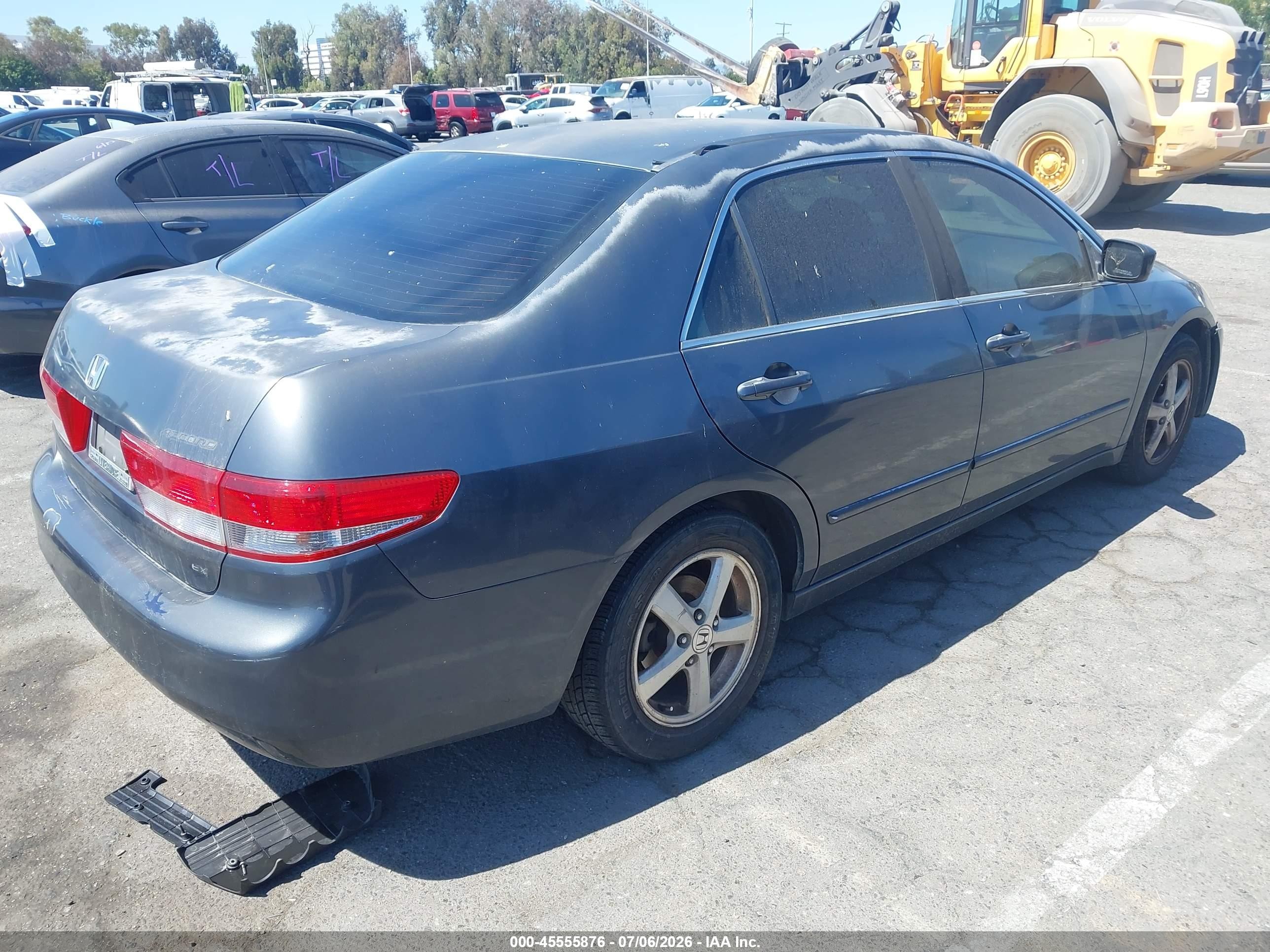 2003 Honda Accord Sdn Ex Gray vin: JHMCM56653C015928