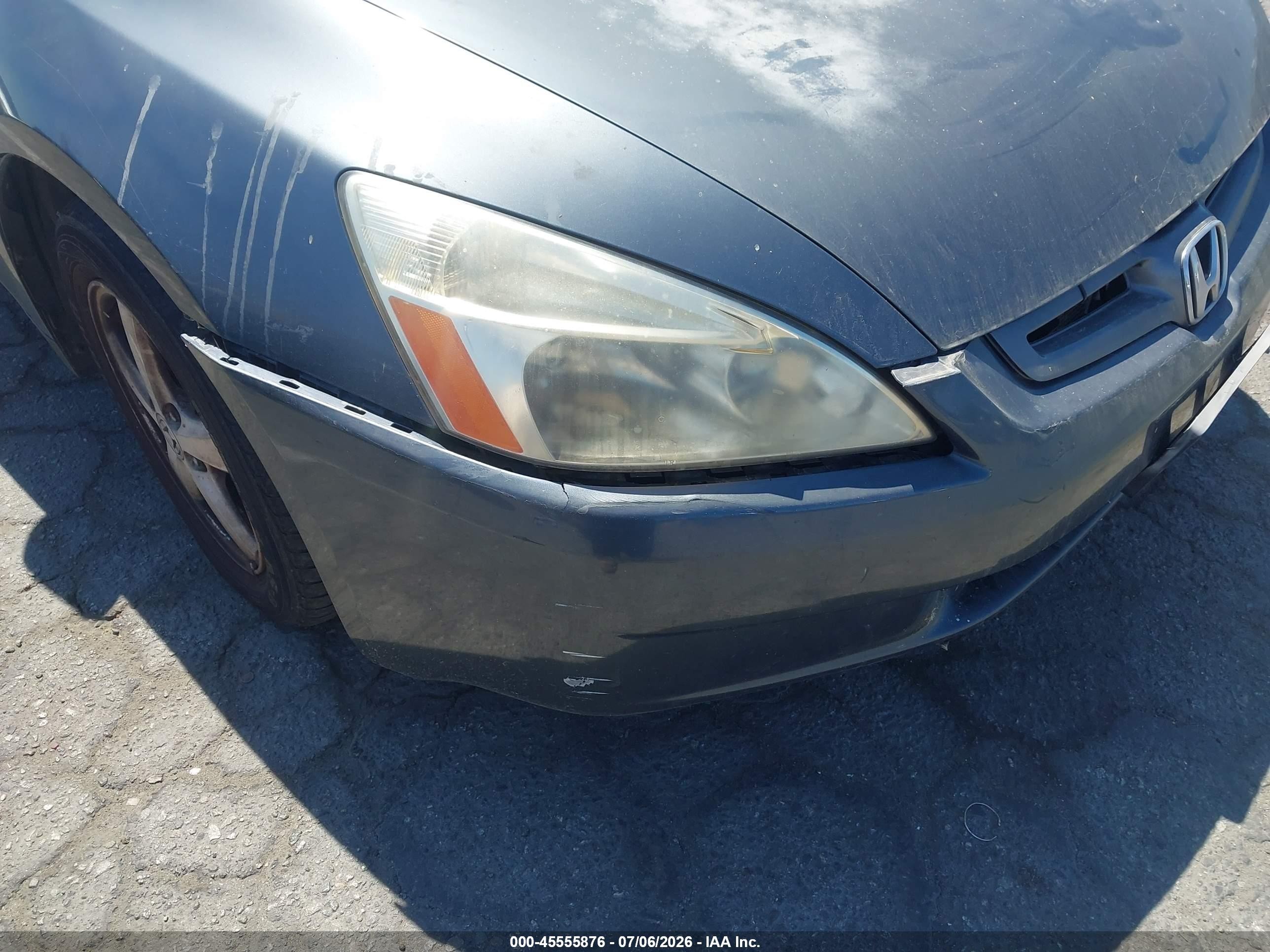2003 Honda Accord Sdn Ex Gray vin: JHMCM56653C015928