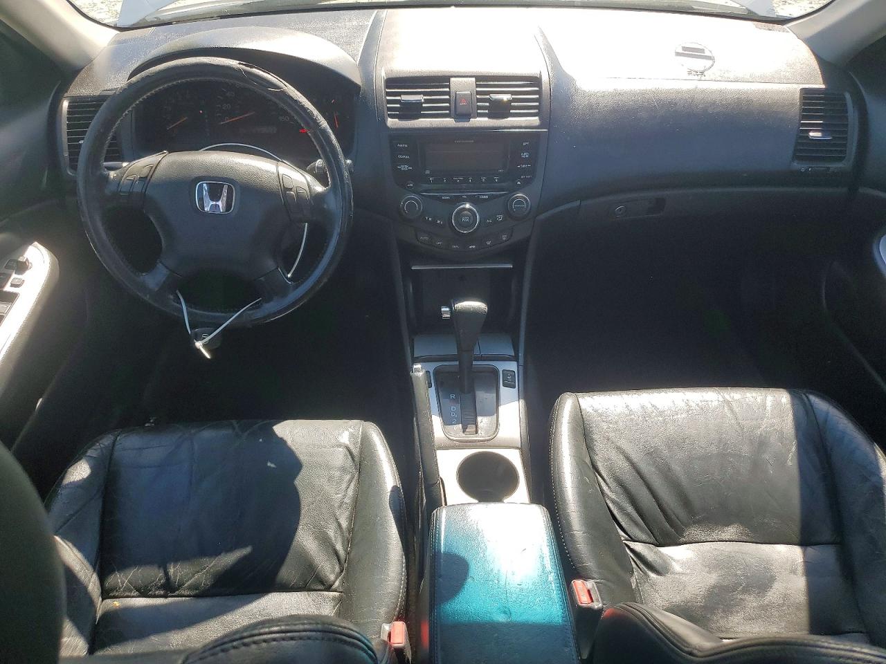 2003 Honda Accord Ex Silver vin: JHMCM56653C038187