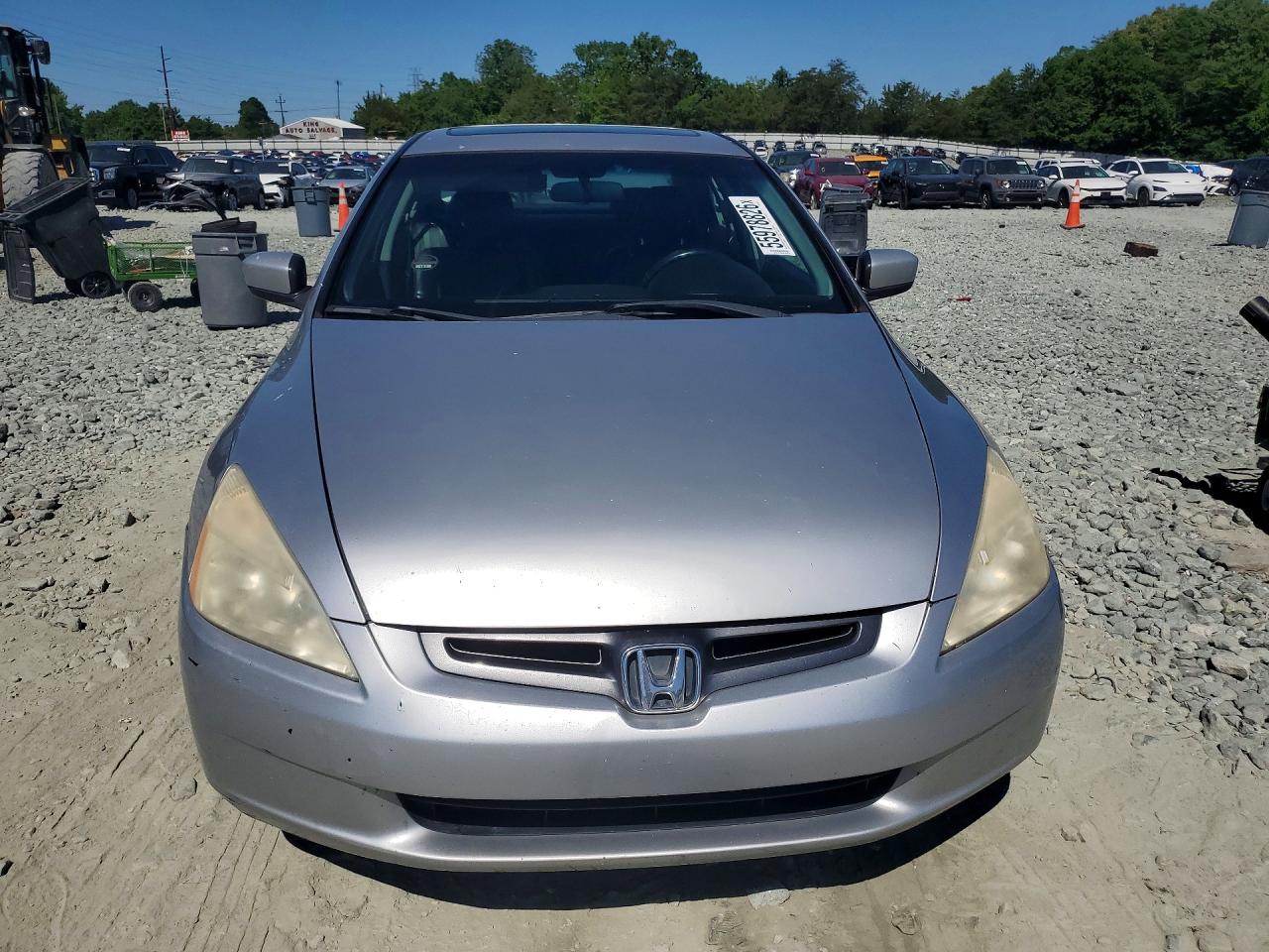 2003 Honda Accord Ex Silver vin: JHMCM56653C038187