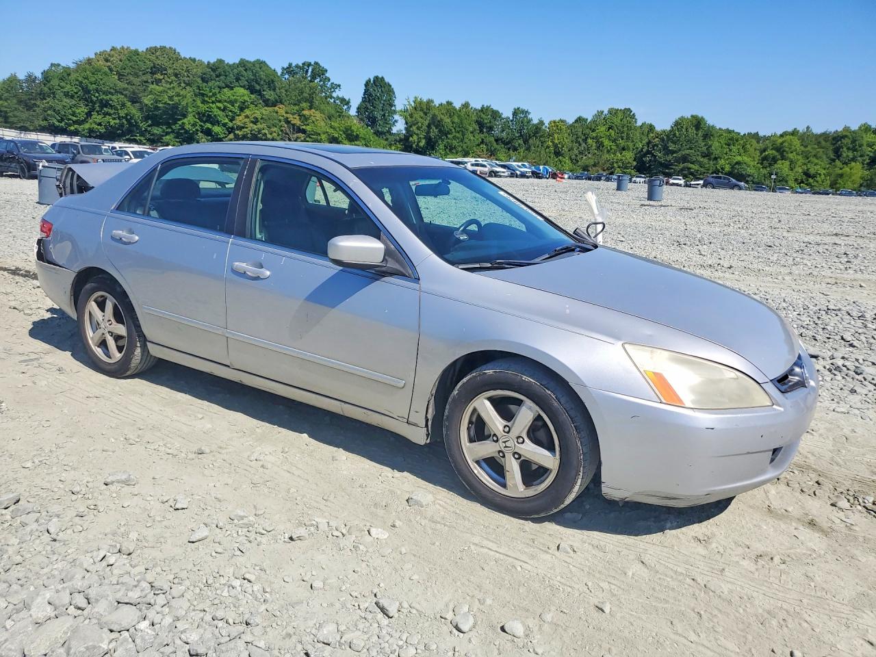 2003 Honda Accord Ex Silver vin: JHMCM56653C038187